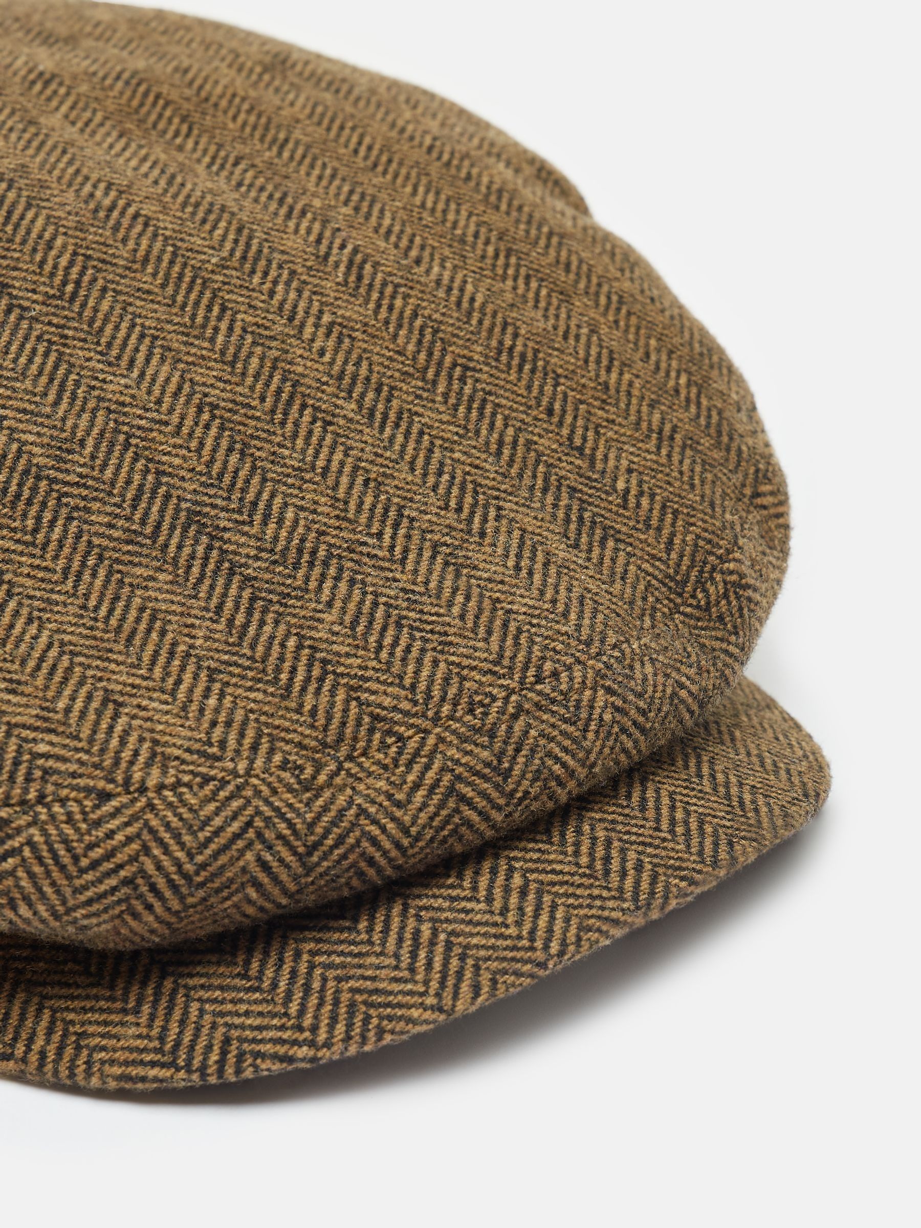 Ashby Brown Flat Cap - Image 4 of 5