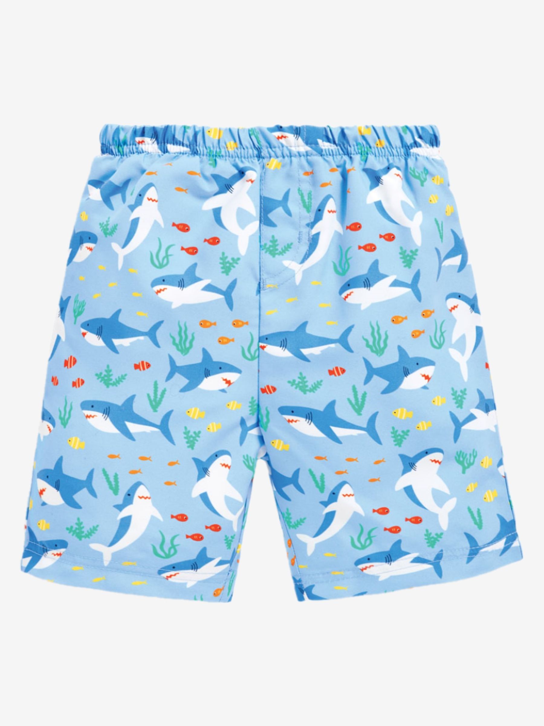 Shark Print Swim Shorts with Nappy - Image 4 of 6