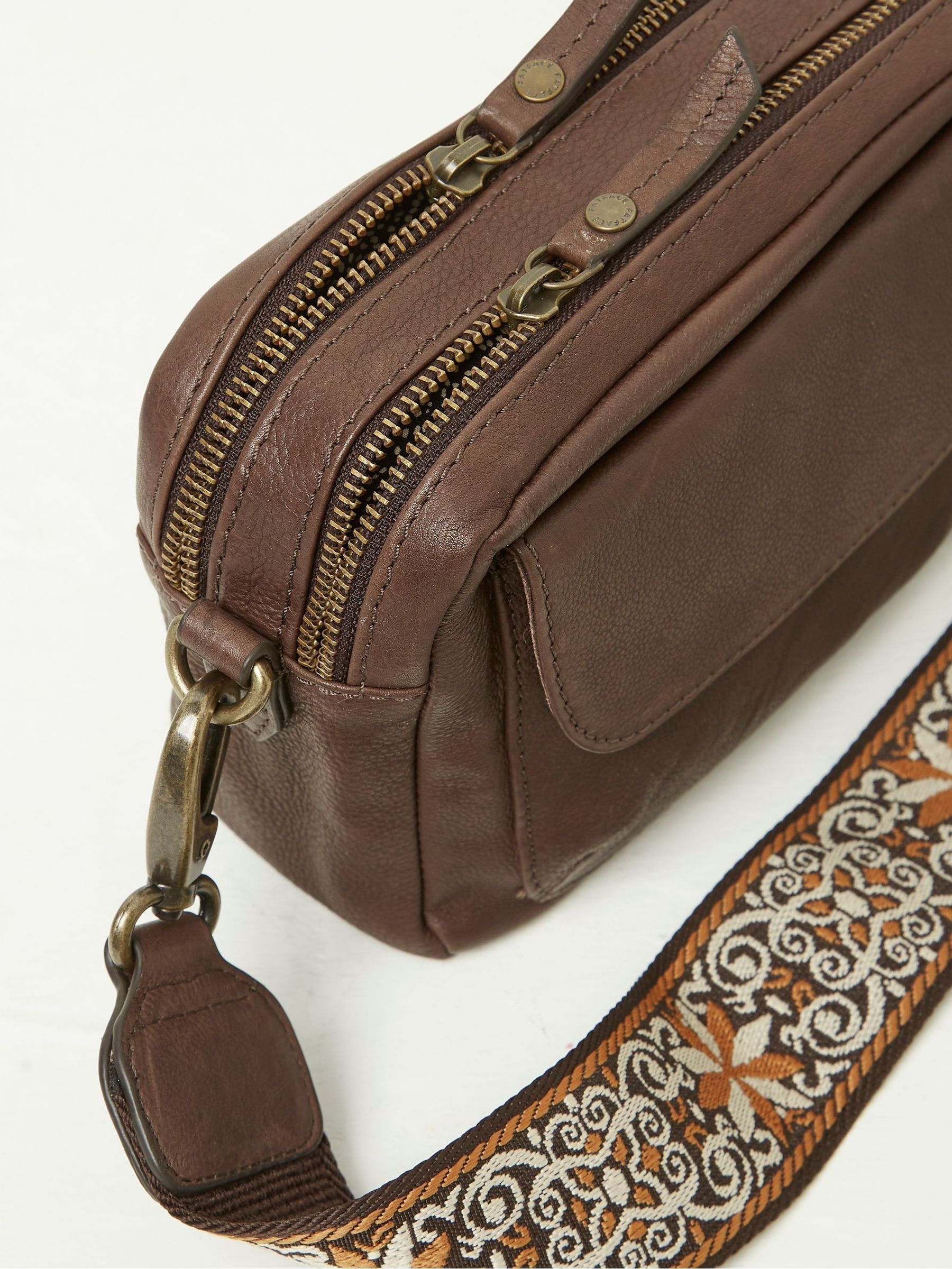 Brown The Oslo Camera Cross-body Bag - Image 3 of 5