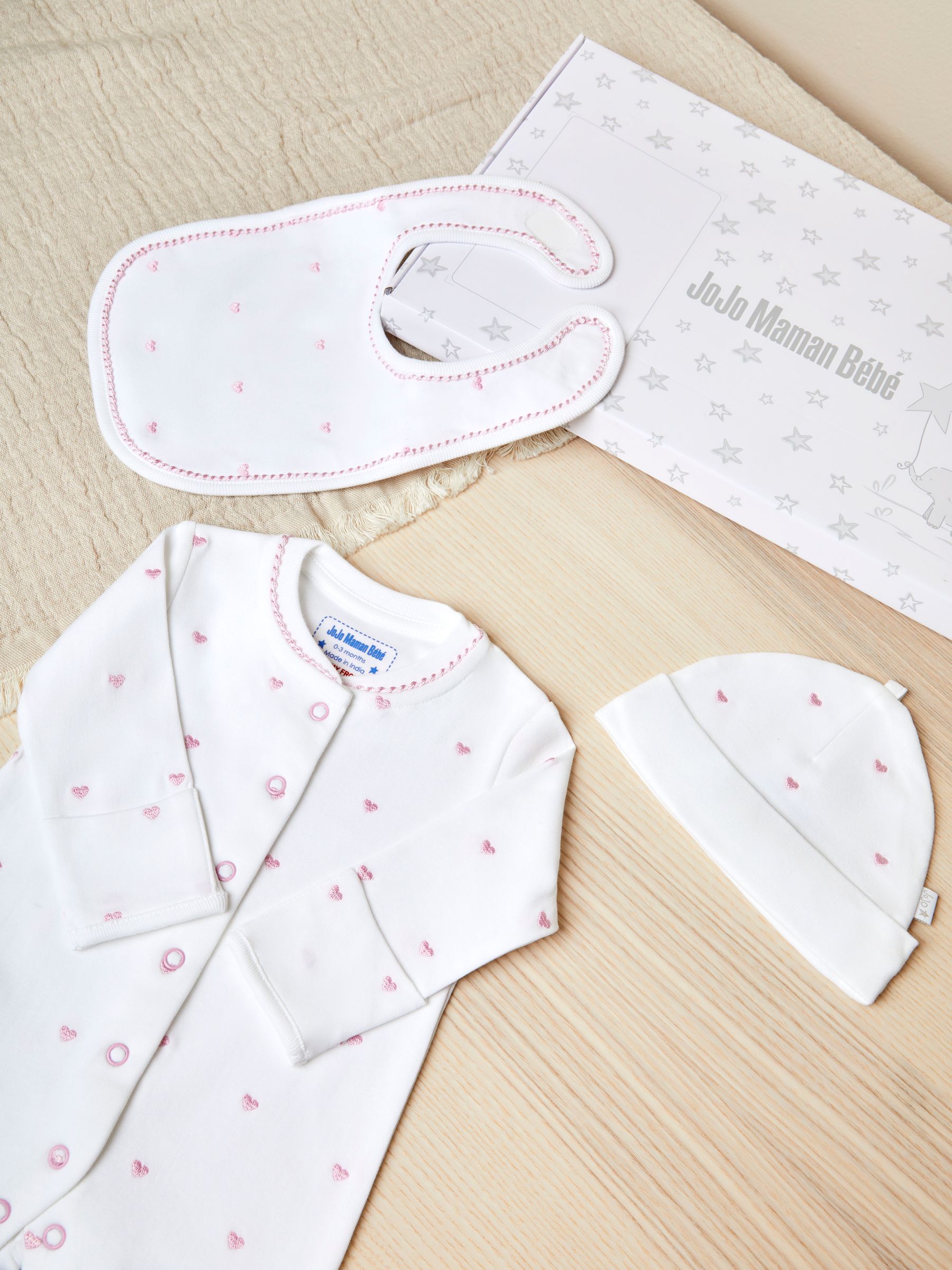 Pink Heart 3-Piece Letter Box Gift Set - Image 2 of 2