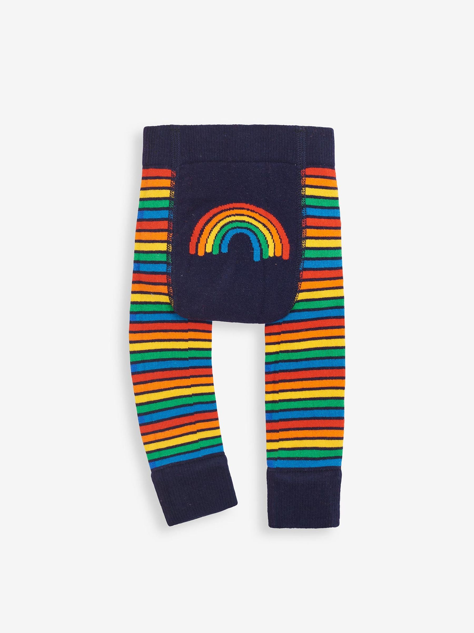 Rainbow Stripe Baby Leggings in Rainbow - Image 1 of 2