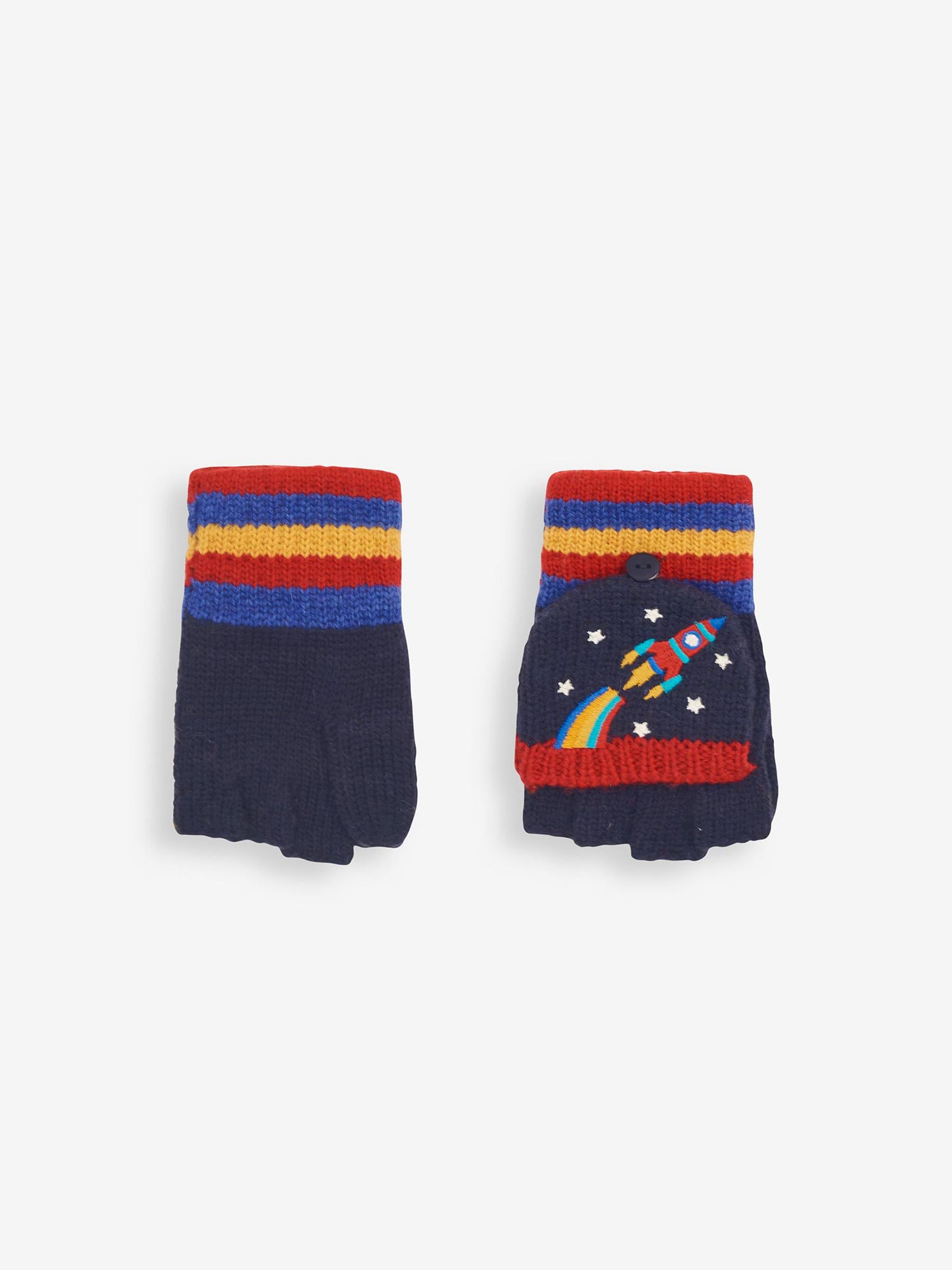 Rocket Embroidered Gloves in Rocket - Image 2 of 5