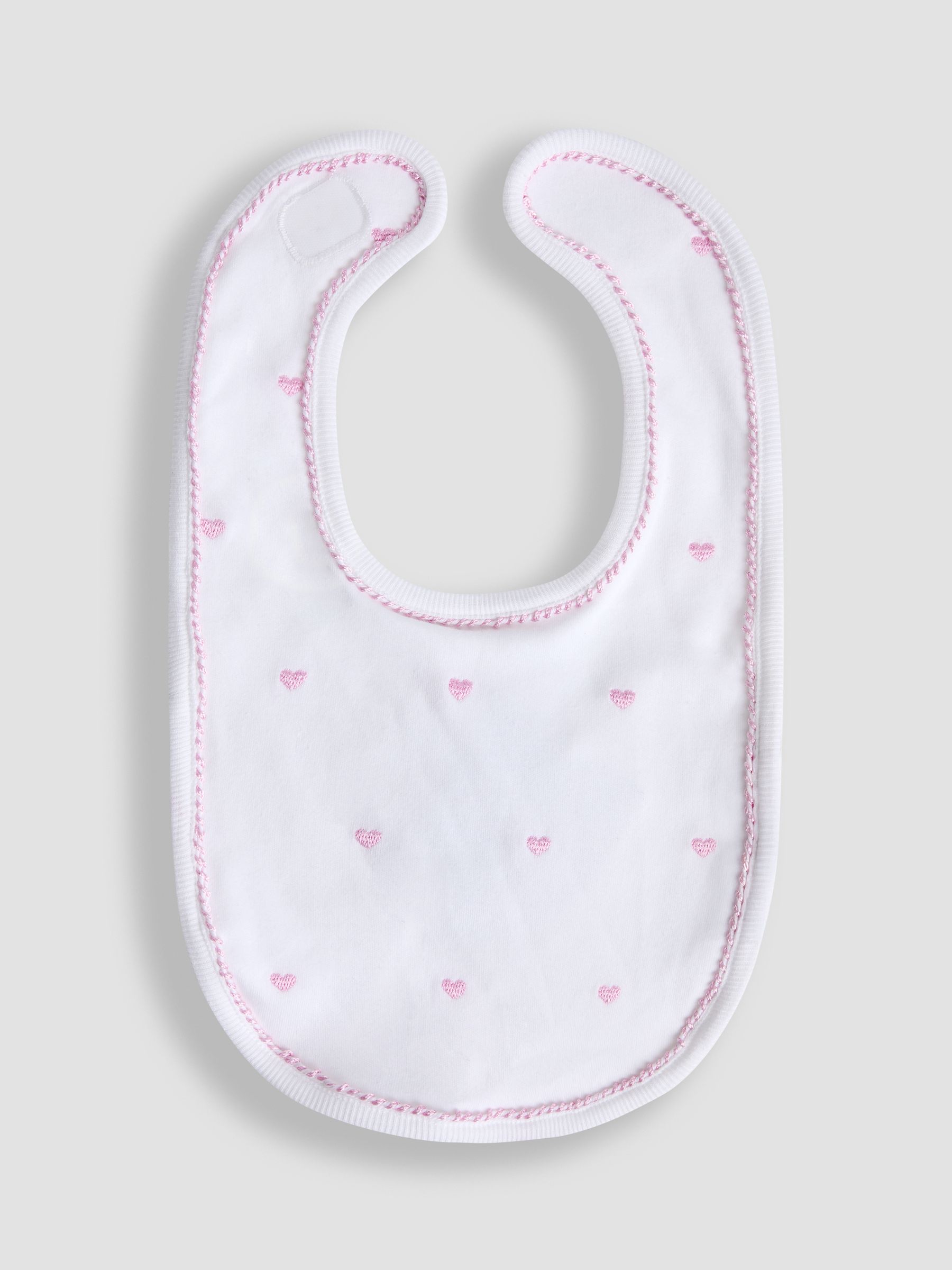 Pink Duck Embroidered Bib - Image 1 of 3