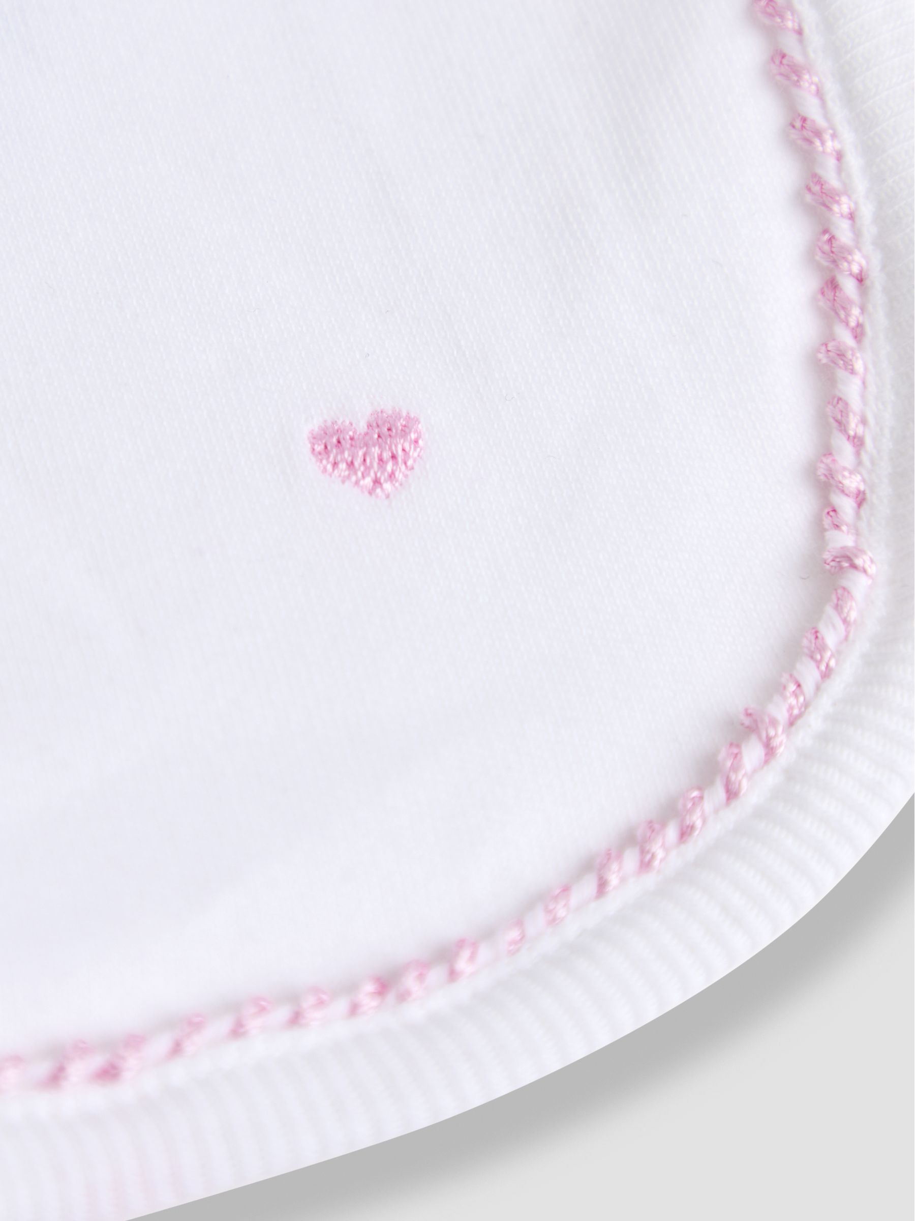 Pink Duck Embroidered Bib - Image 3 of 3