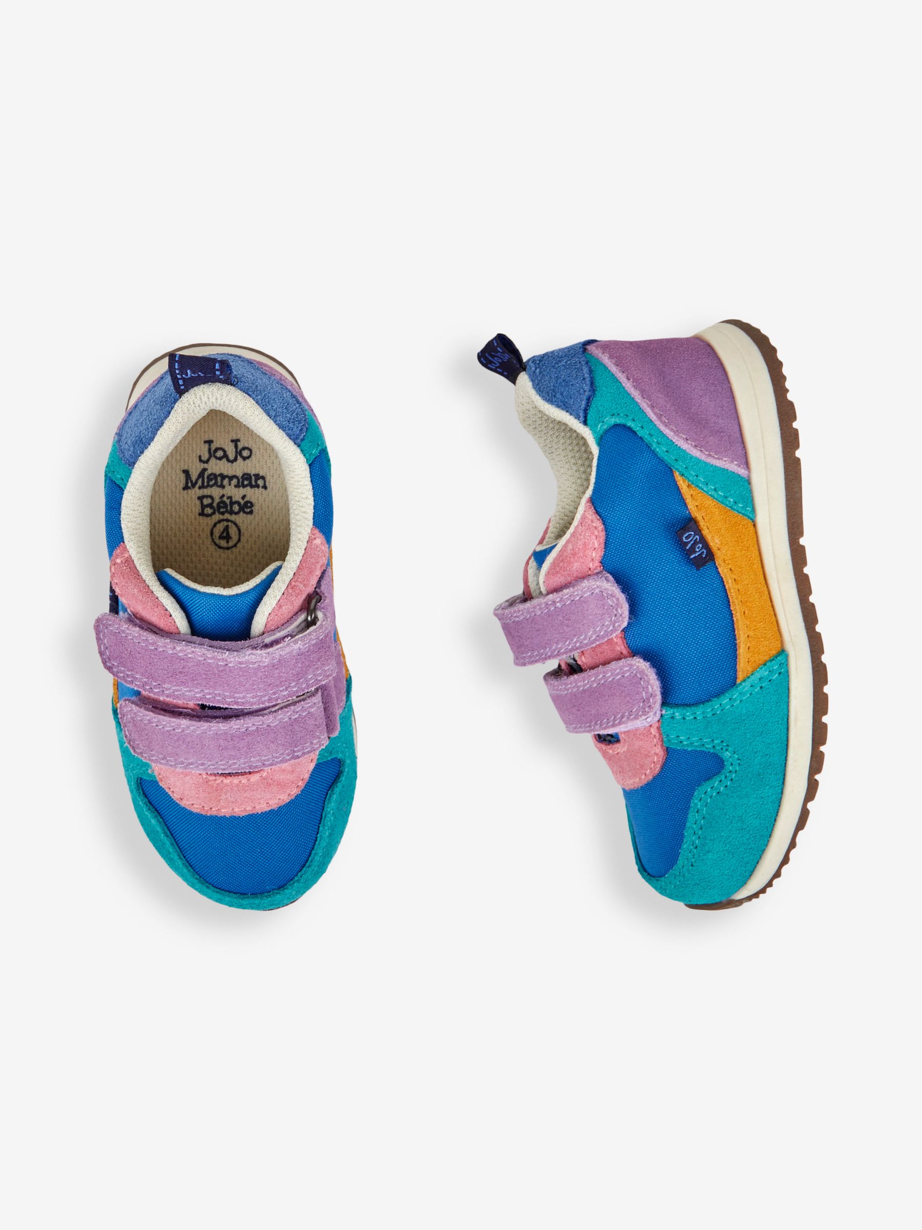 Lilac Multi Riptape Trainers - Image 7 of 8