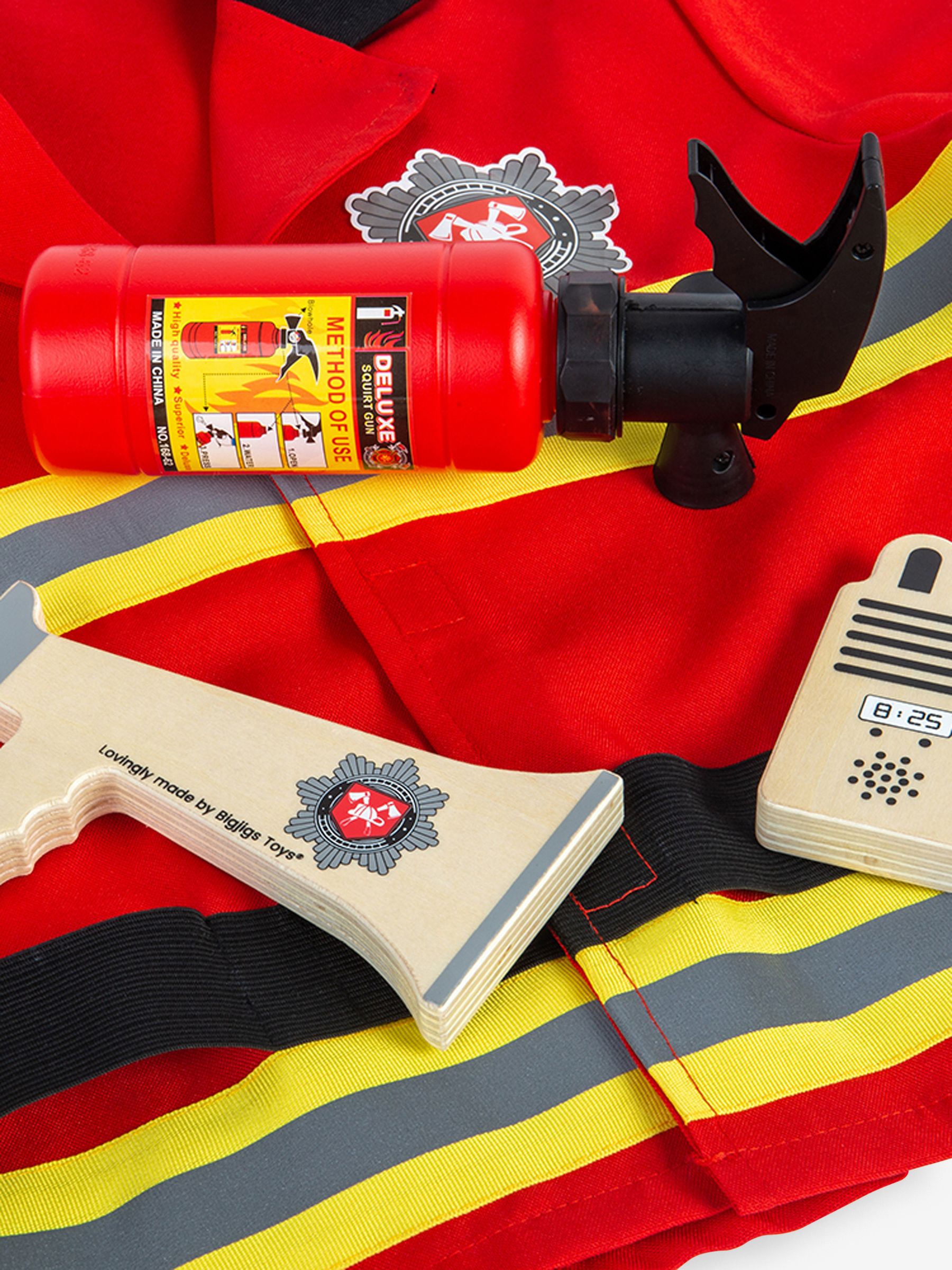 Bigjigs Firefighter Dress-Up Costume - Image 4 of 9