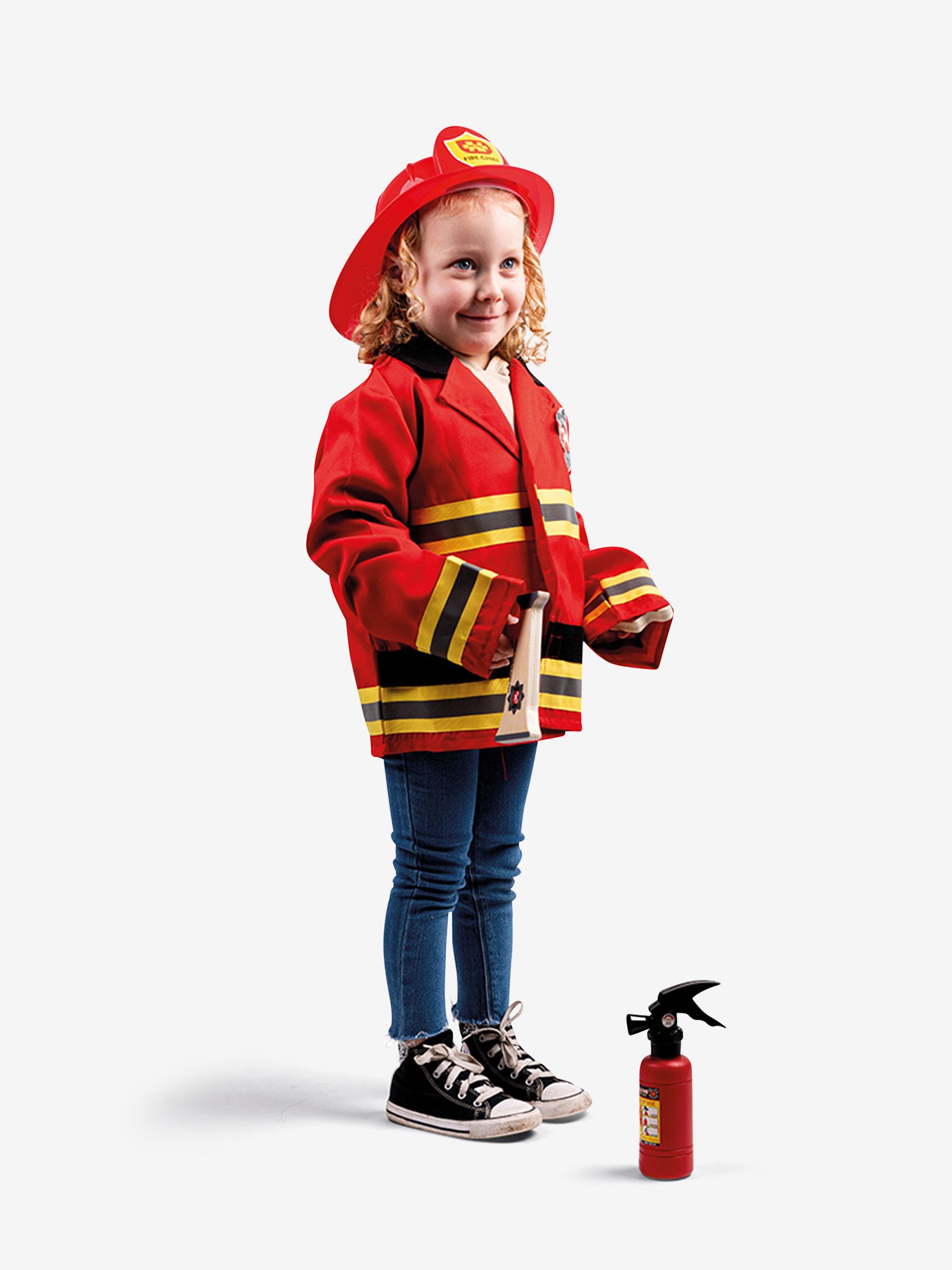 Bigjigs Firefighter Dress-Up Costume - Image 9 of 9
