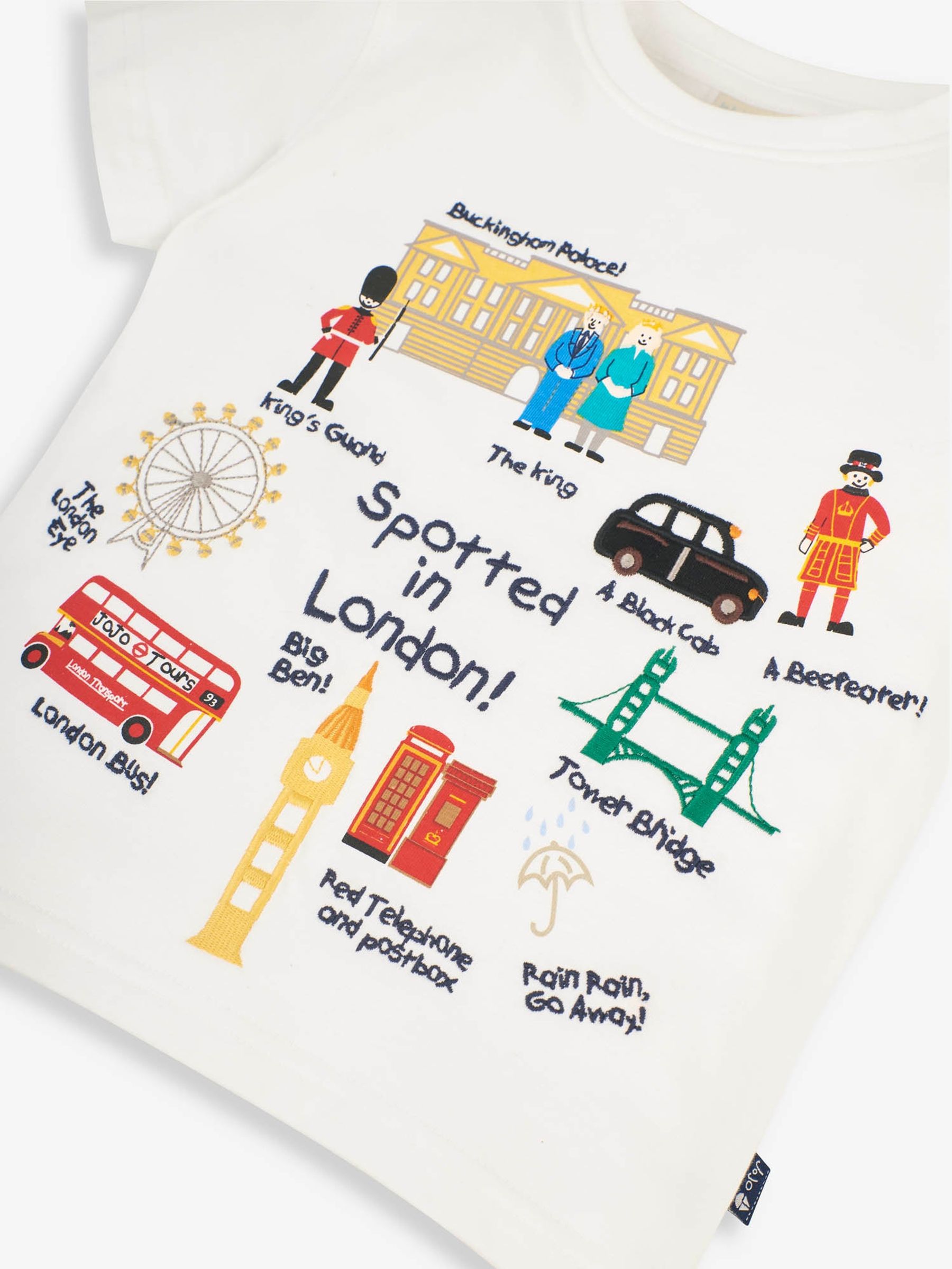 White Kids' Spotted In London T-Shirt - Image 3 of 3