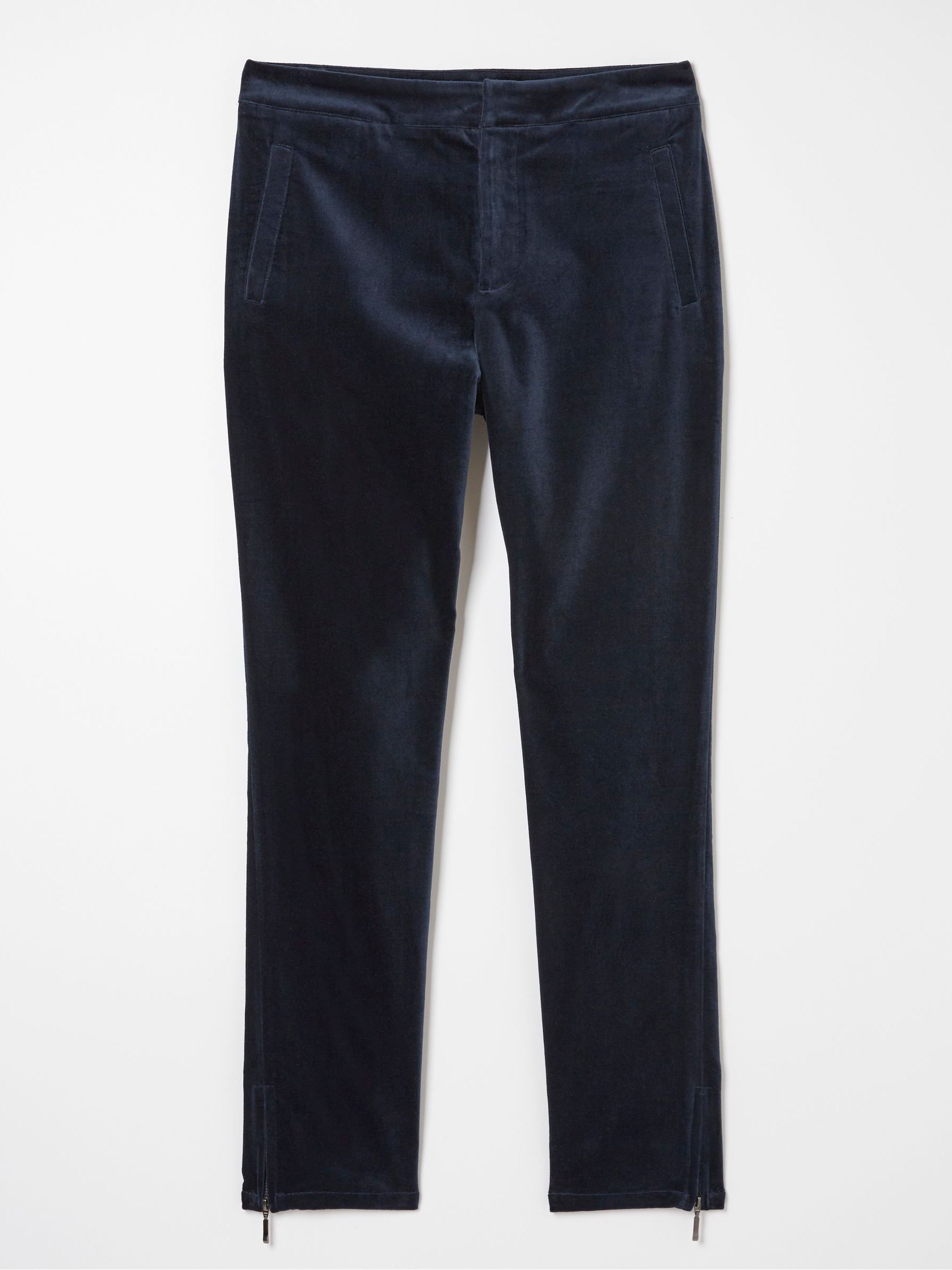 Blue Isobelle Velvet Trousers - Image 6 of 6