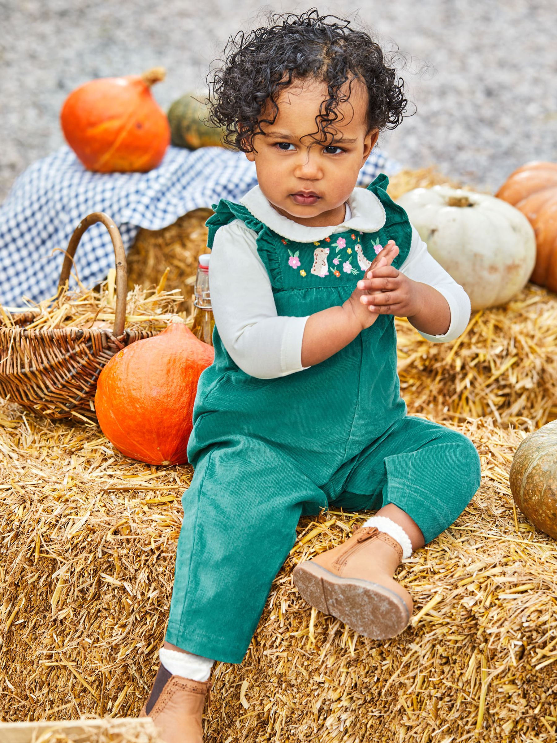 Cream Plain Long Sleeve Peter Pan Bodysuit - Image 2 of 2