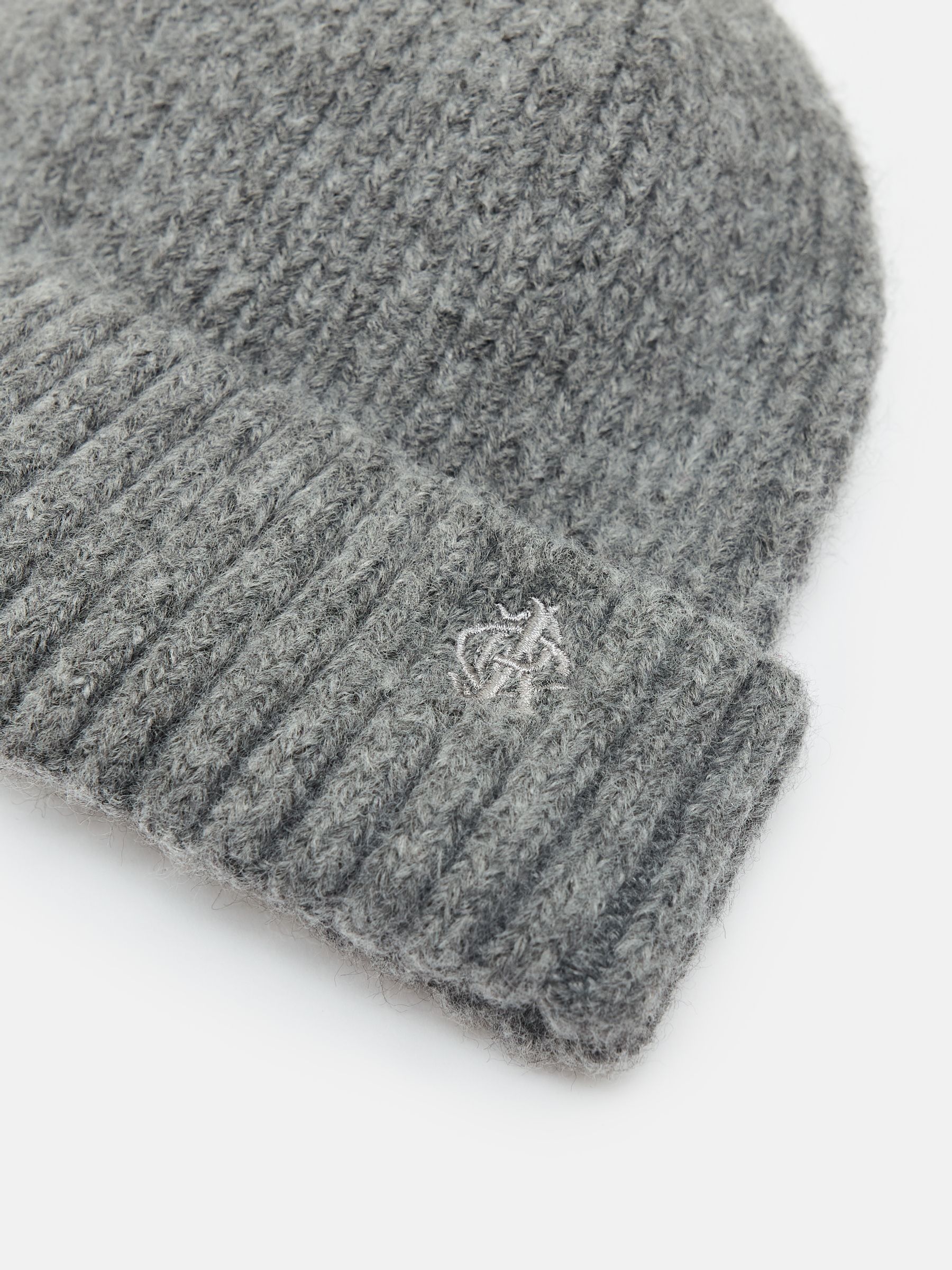 Berwick Grey Beanie Hat - Image 3 of 5
