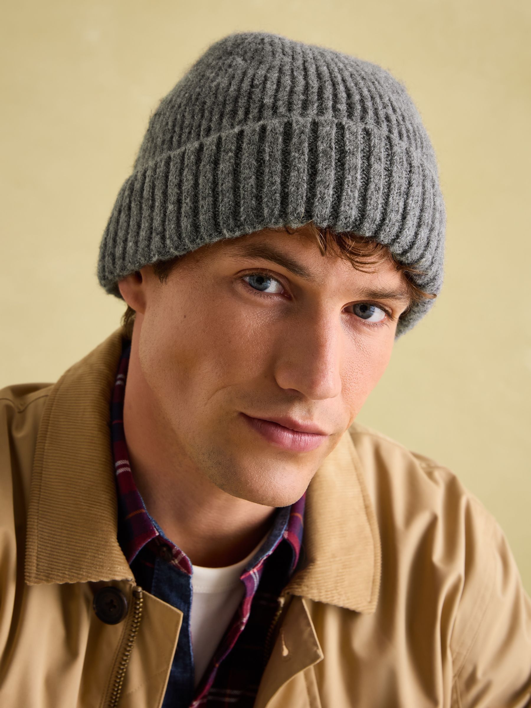 Berwick Grey Beanie Hat - Image 5 of 5