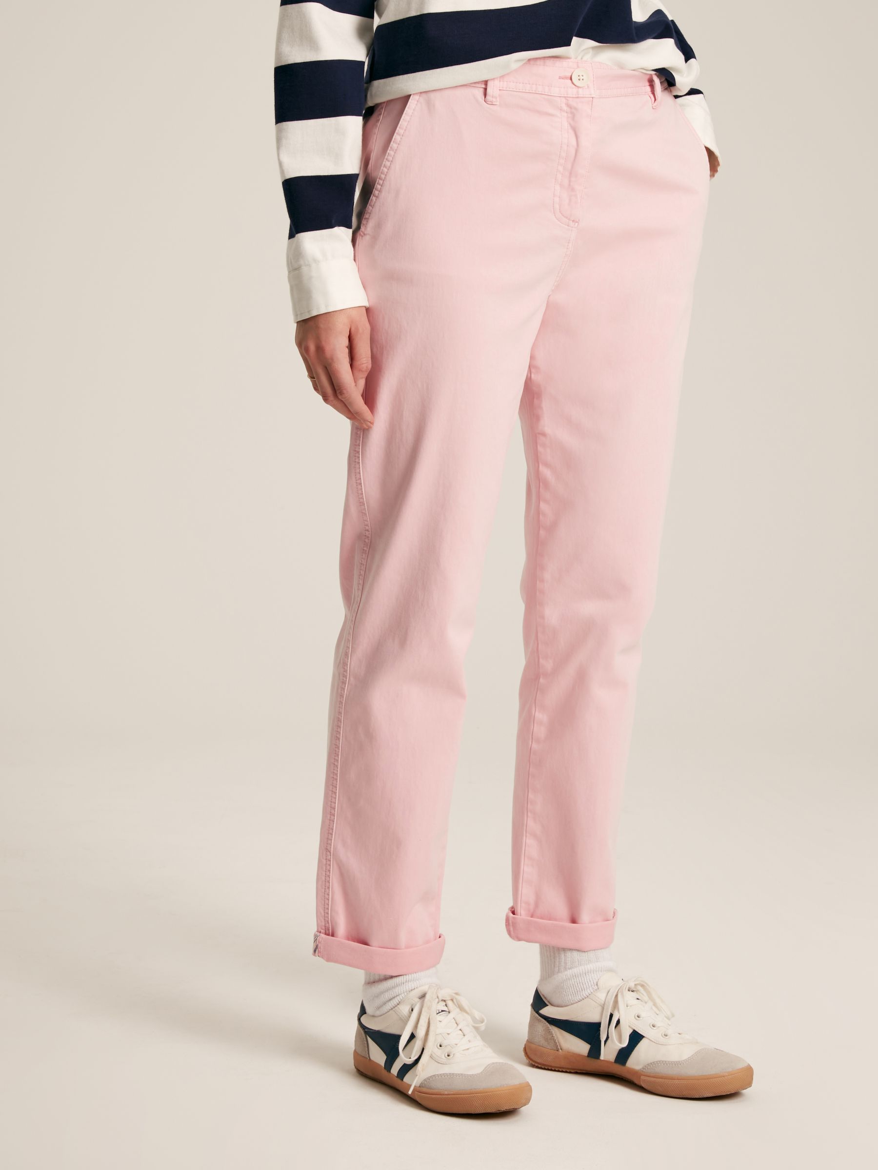 Rose Pink Slim Fit Chino Trousers - Image 2 of 6