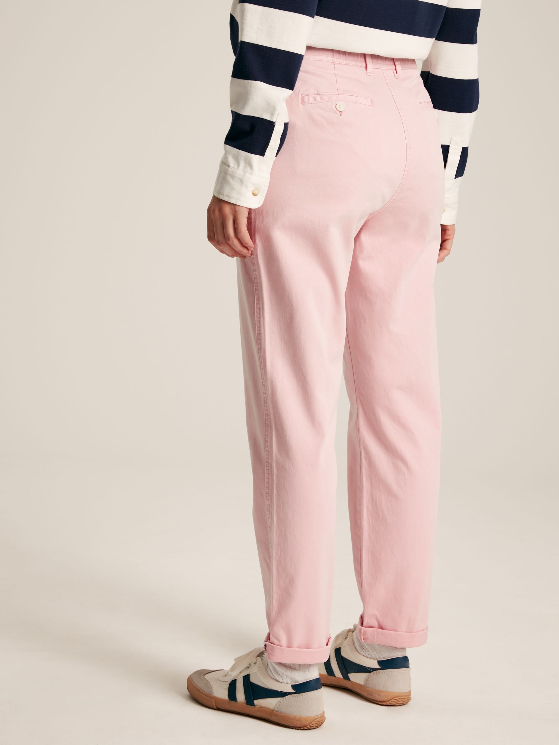 Rose Pink Slim Fit Chino Trousers - Image 5 of 6