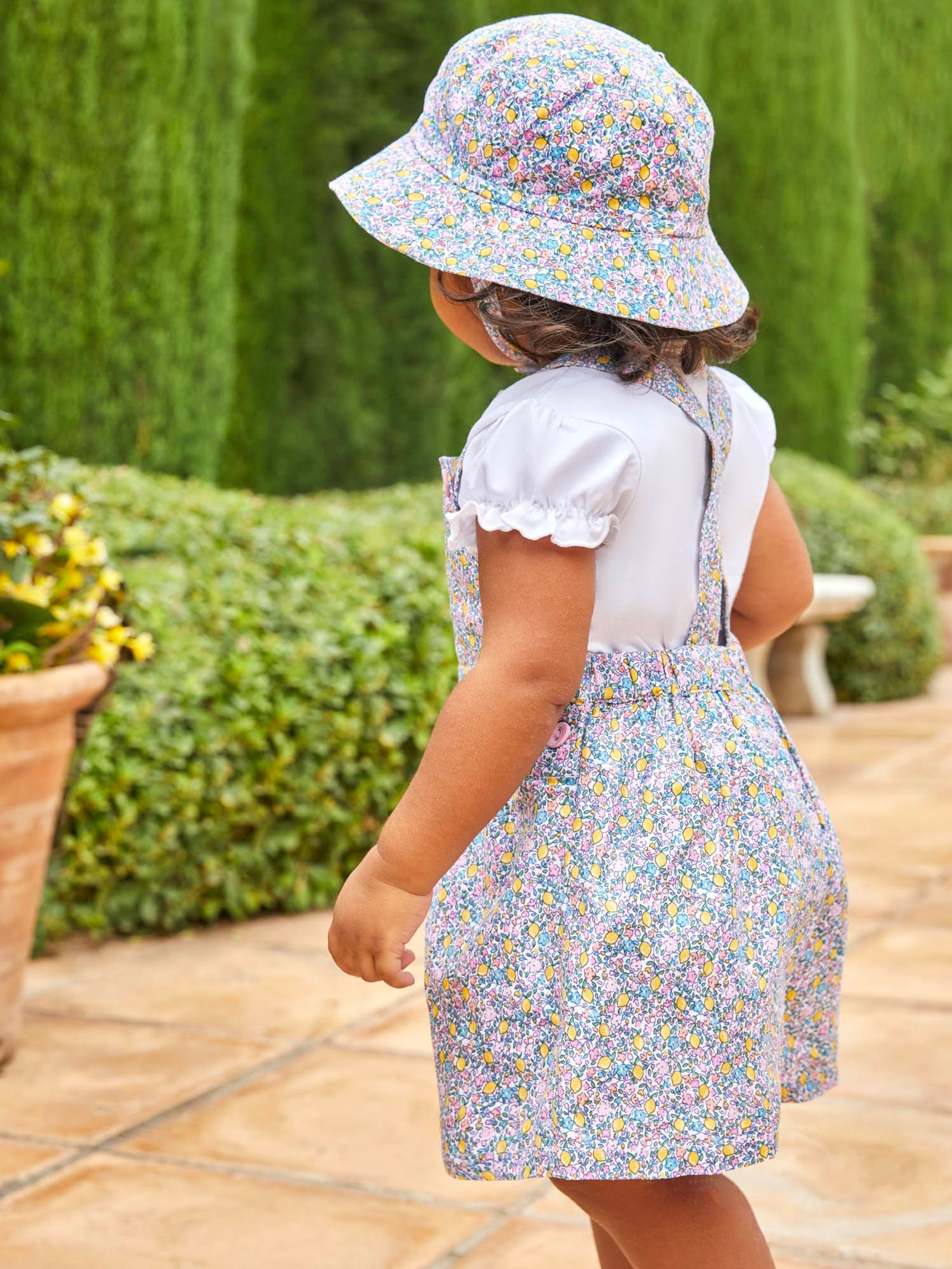 Lemon Ditsy Pretty Ditsy Sun Hat - Image 4 of 4