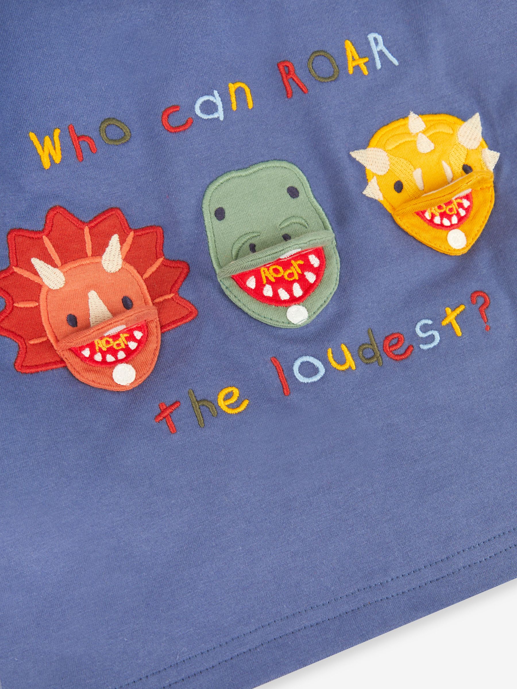 Denim Dino Heads Appliqué Top - Image 3 of 3
