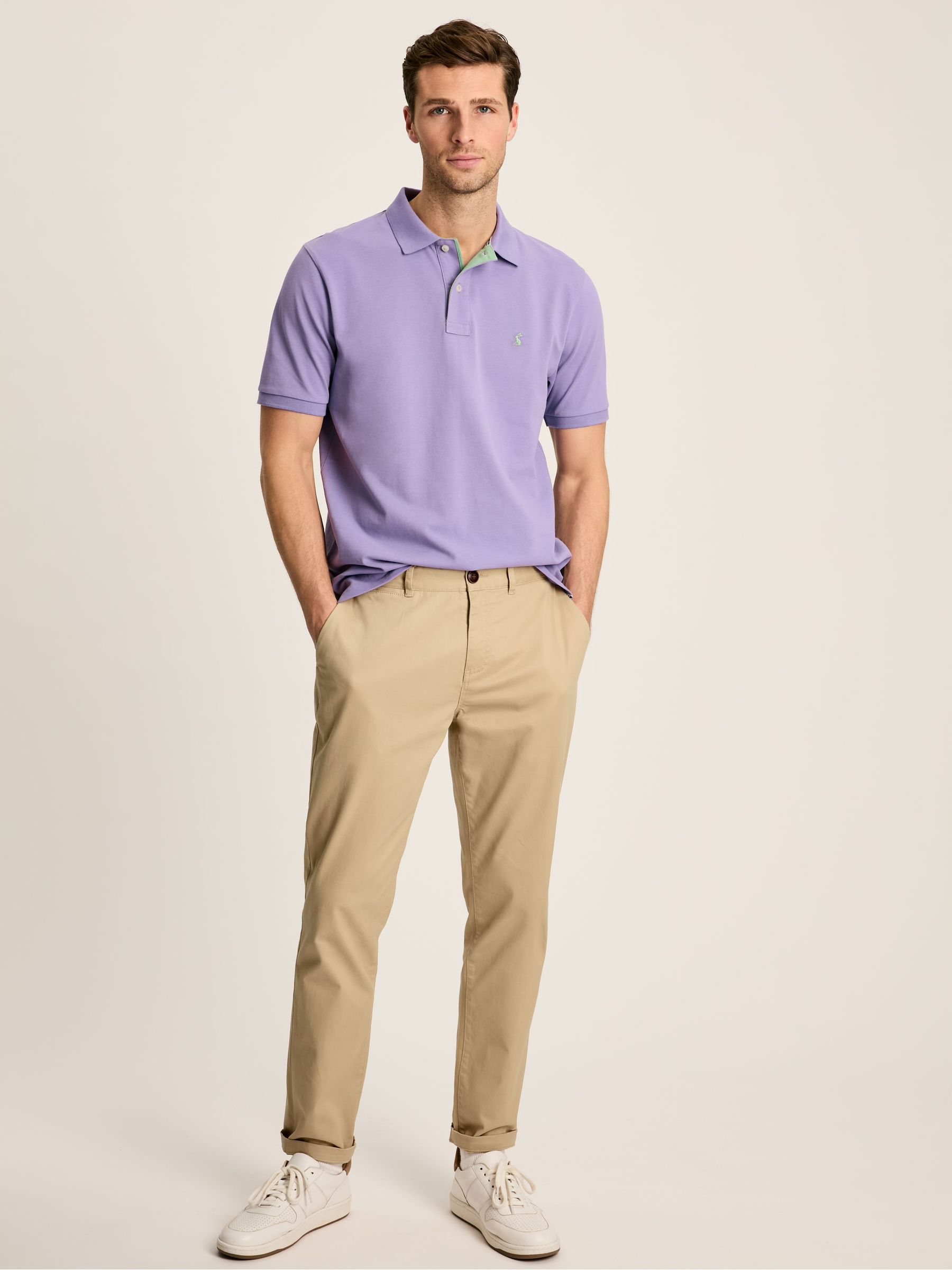 Woody Purple Regular Fit Cotton Pique Polo Shirt - Image 3 of 6