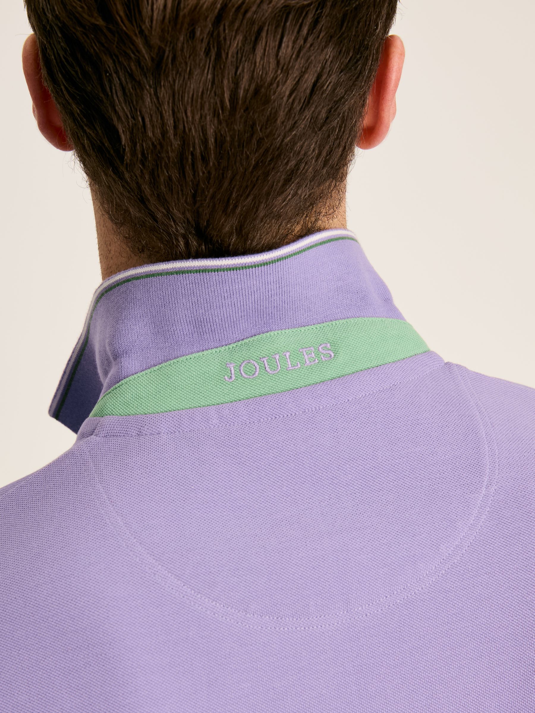 Woody Purple Regular Fit Cotton Pique Polo Shirt - Image 5 of 6