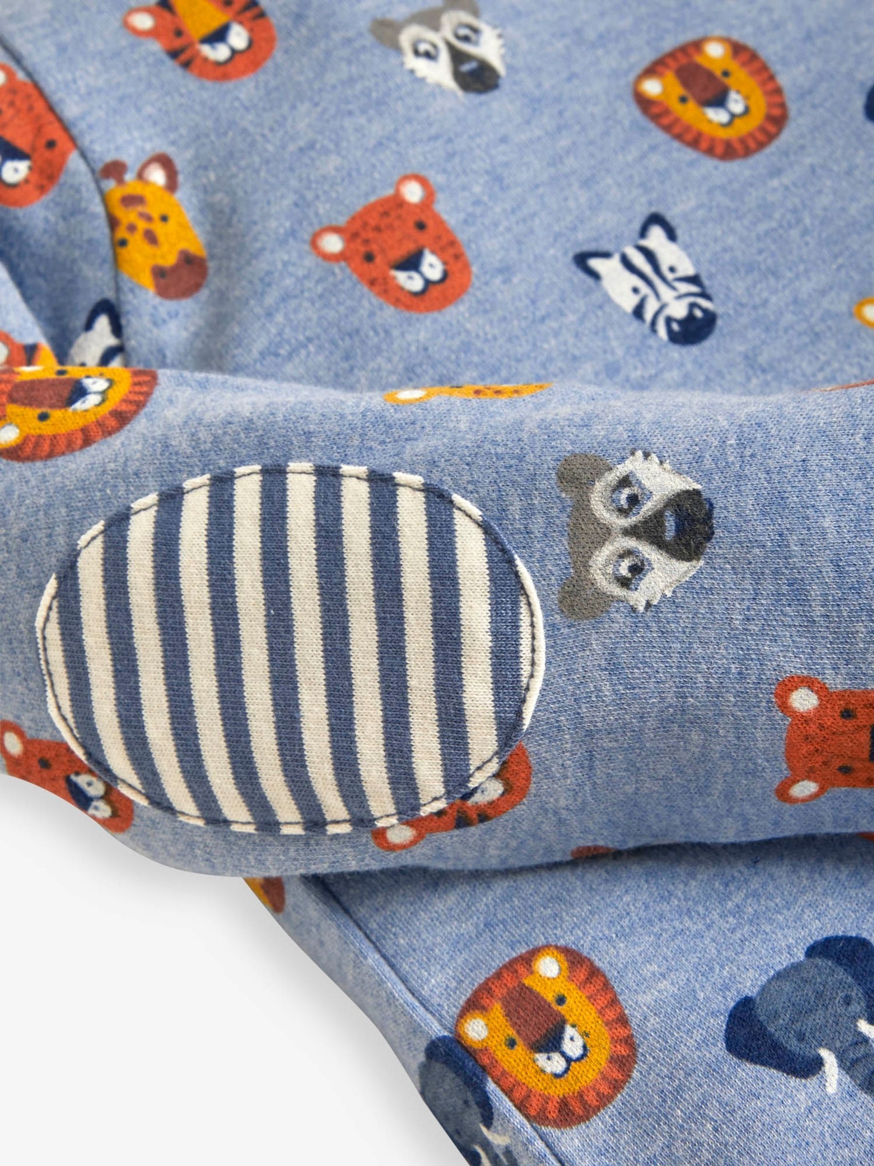 Blue Safari Heads Print Pocket Top - Image 3 of 3