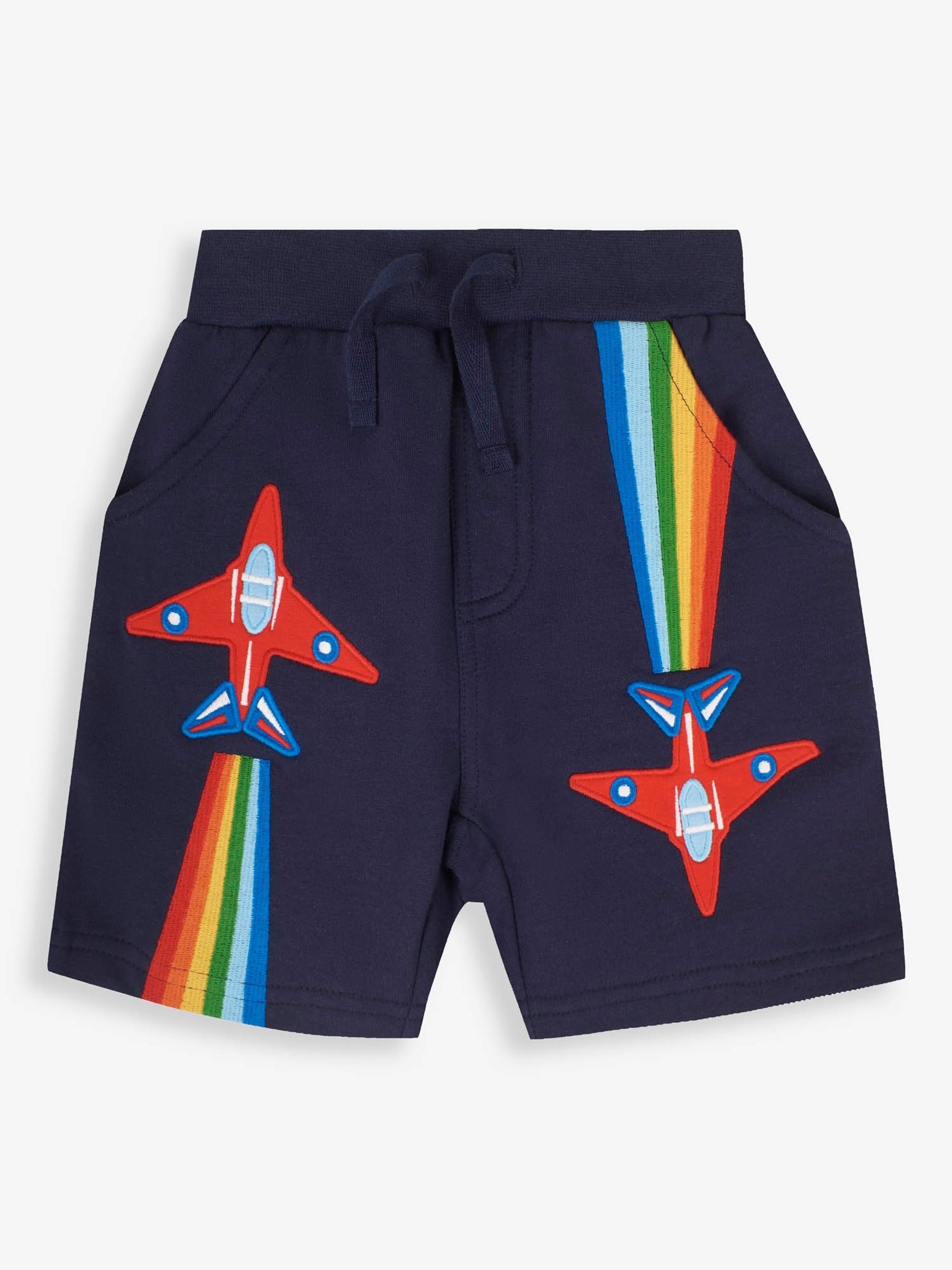 Navy Navy Red Arrows Appliqué Shorts - Image 1 of 3