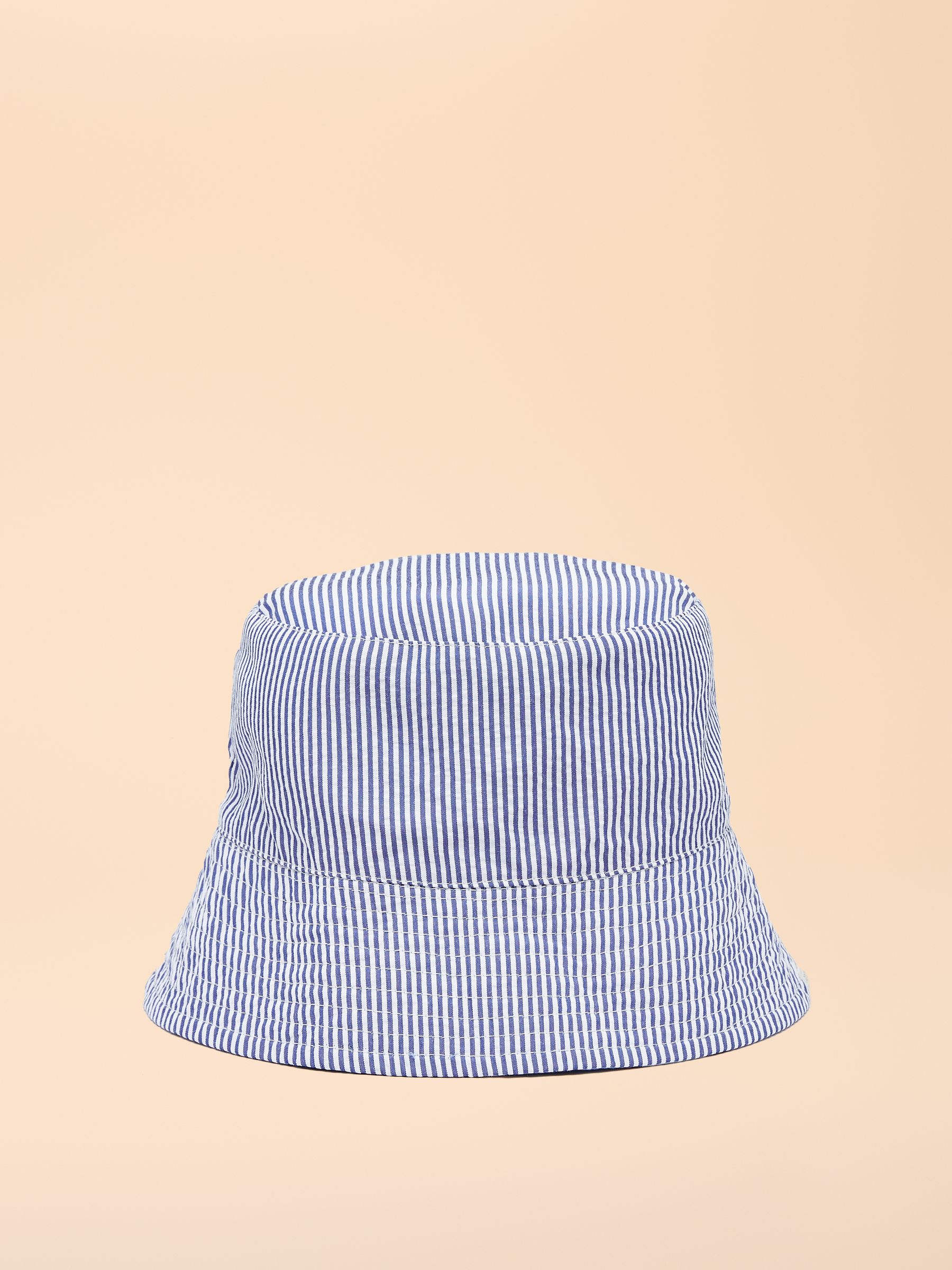 Boys' Bayley Blue Reversible Fish Bucket Hat - Image 3 of 3