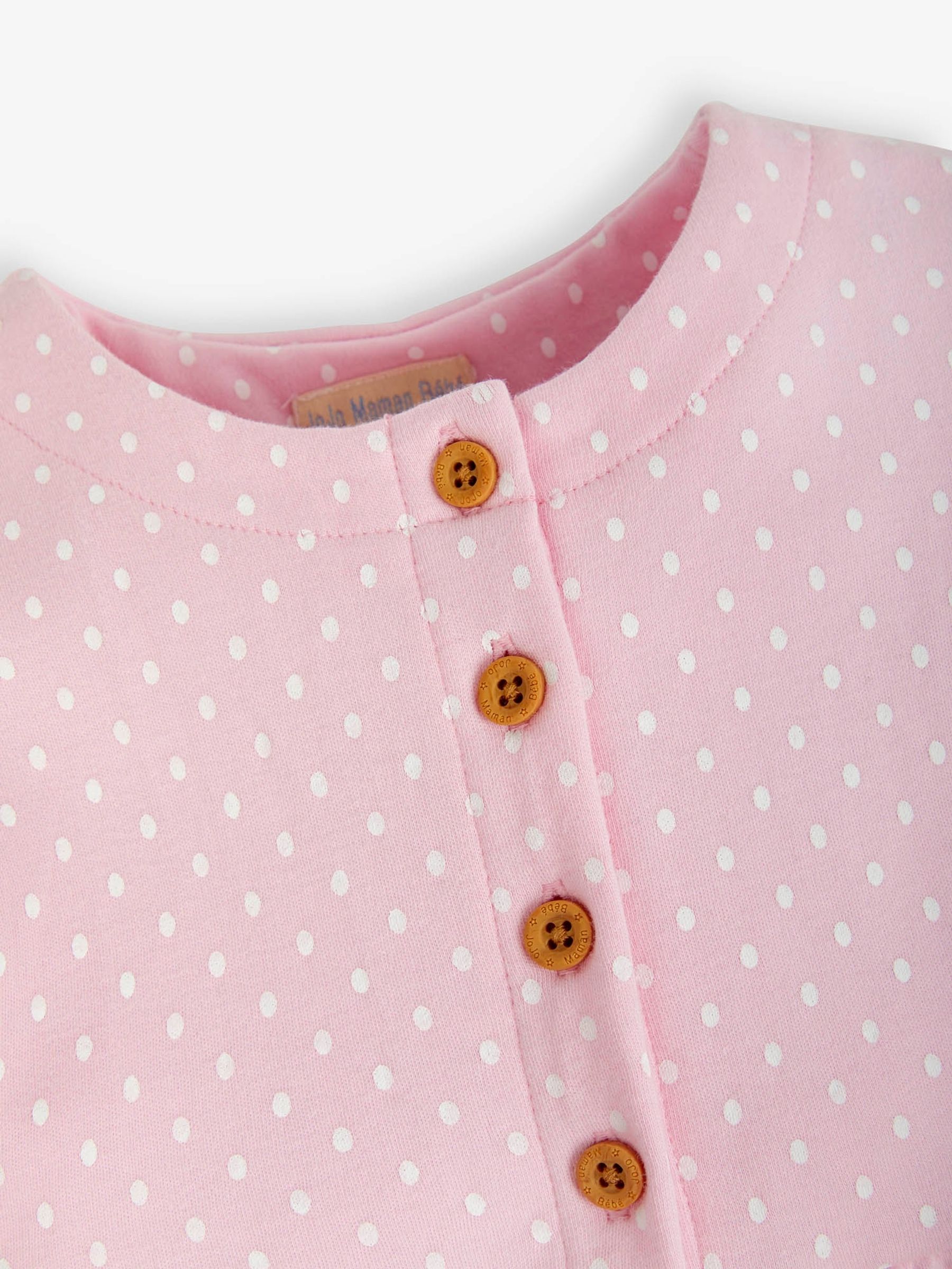 Pink Spot Button Front Dress - Image 2 of 2
