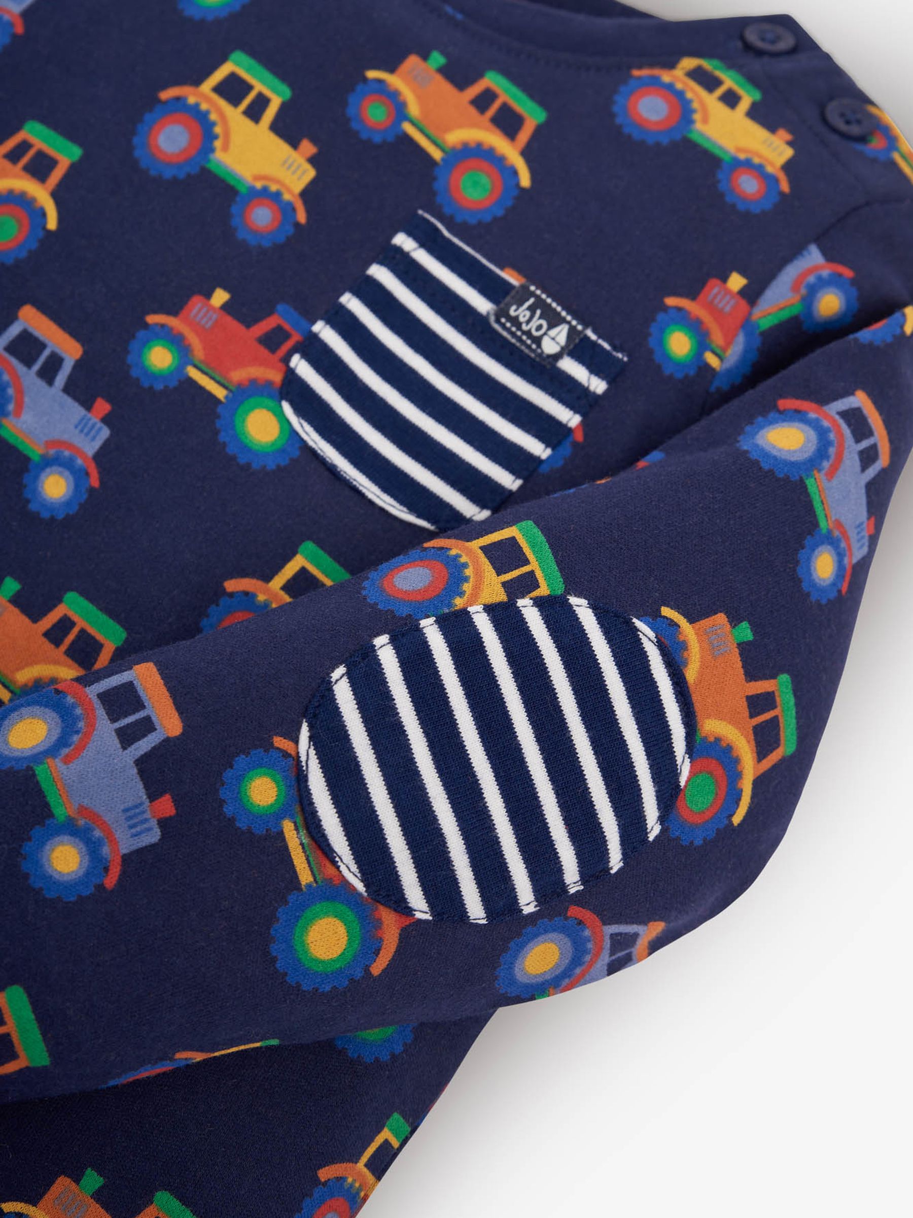 Navy Boys' Tractor Print Top - Image 2 of 2