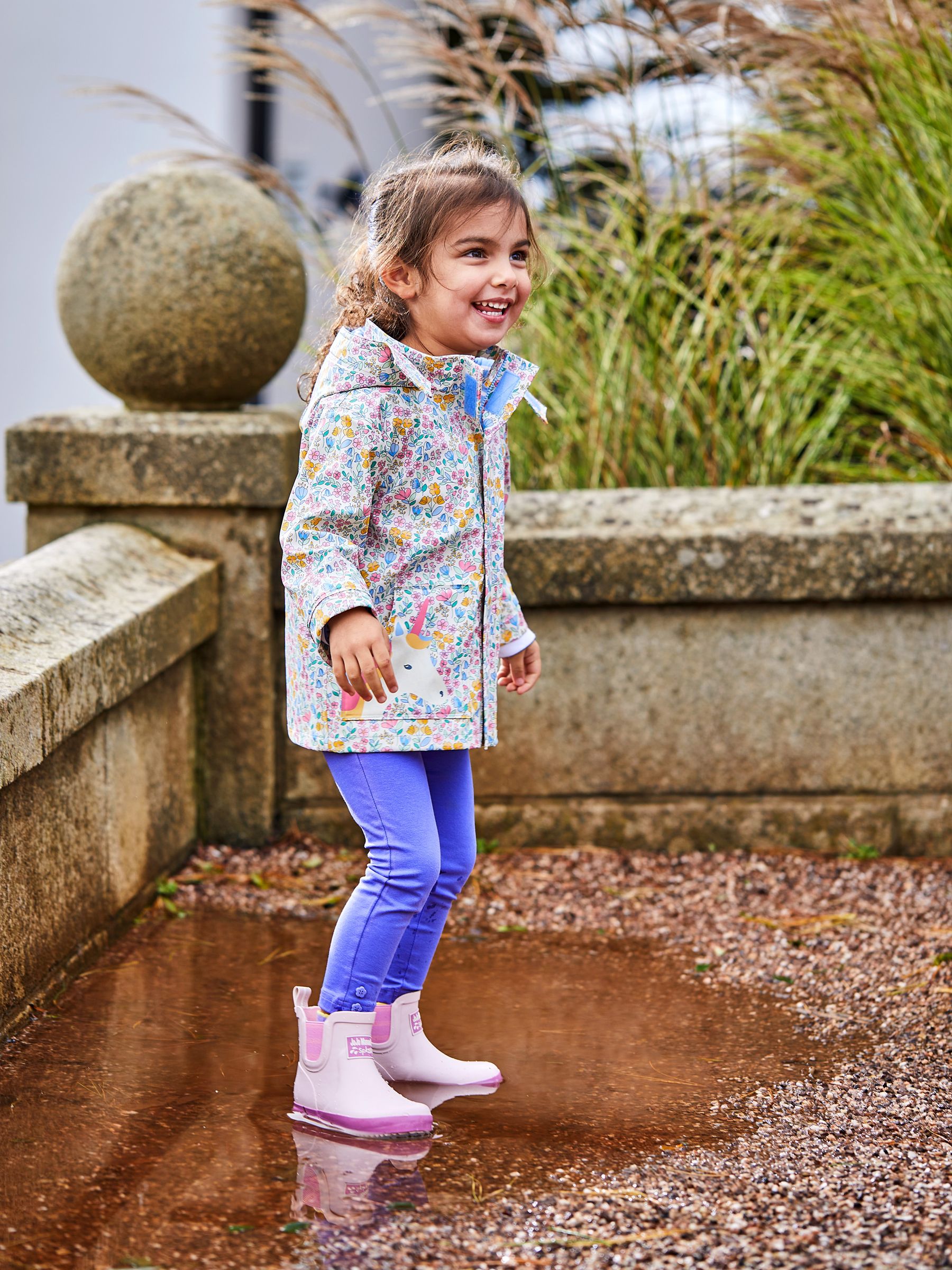 Pink Rose Ankle Wellies - Image 5 of 6
