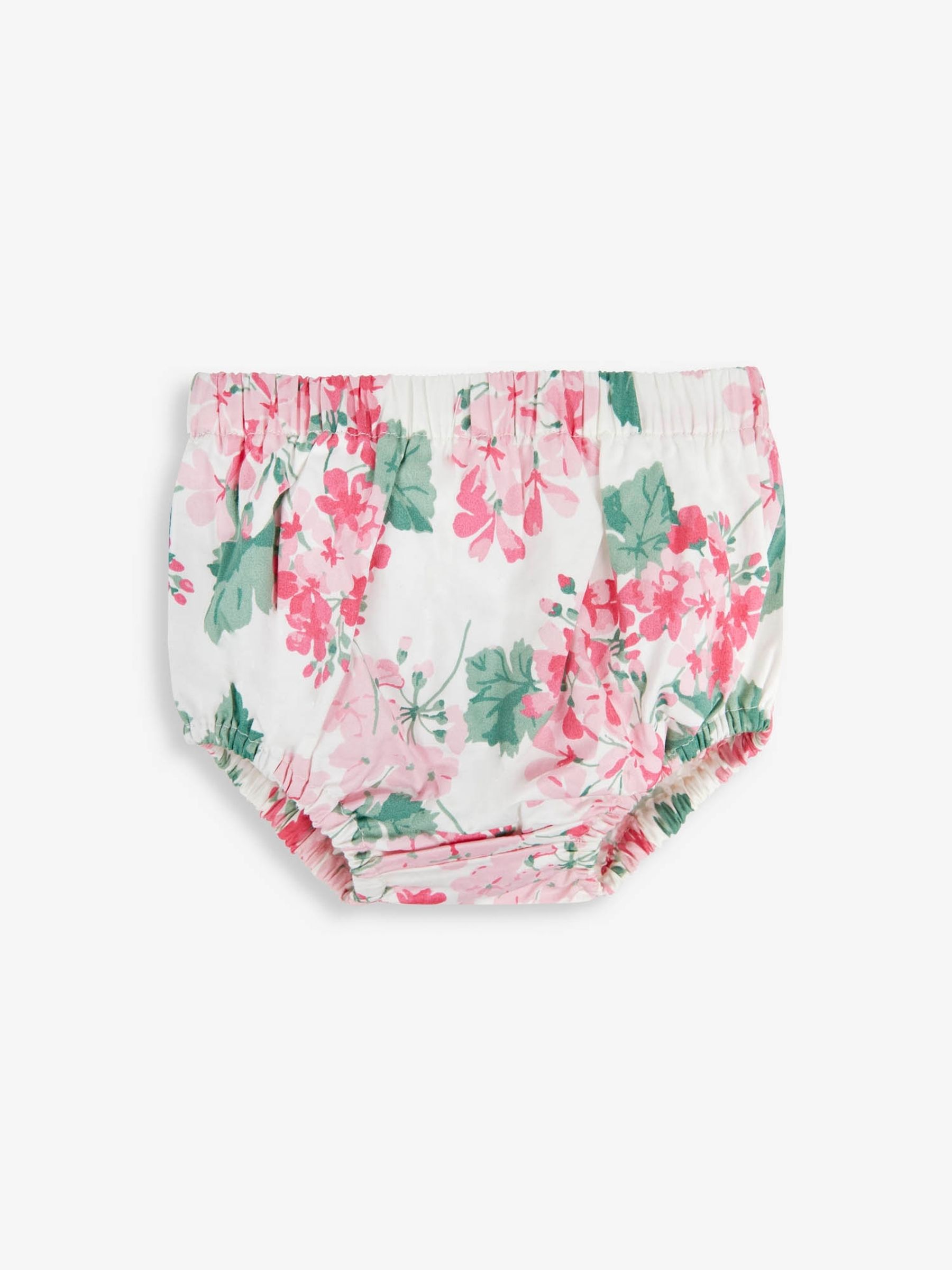 Pink Floral Collar Party Dress - Image 7 of 9