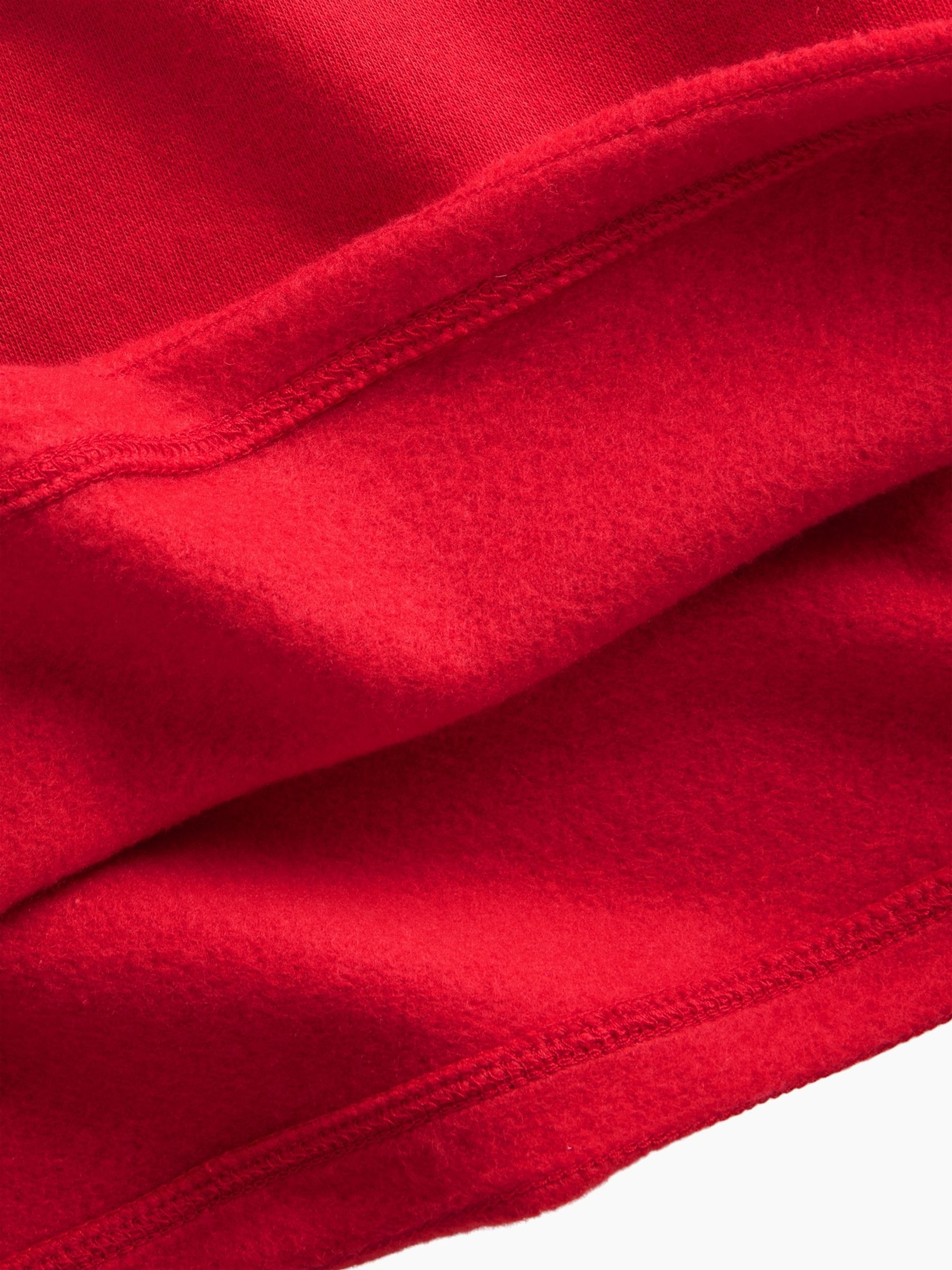 Red Vintage Soft Rolled Neck Off-Shoulder Logo Sweatshirt - Image 5 of 5 Red Vintage Soft Rolled Neck Off-Shoulder Logo Sweatshirt - Image 5 of 5