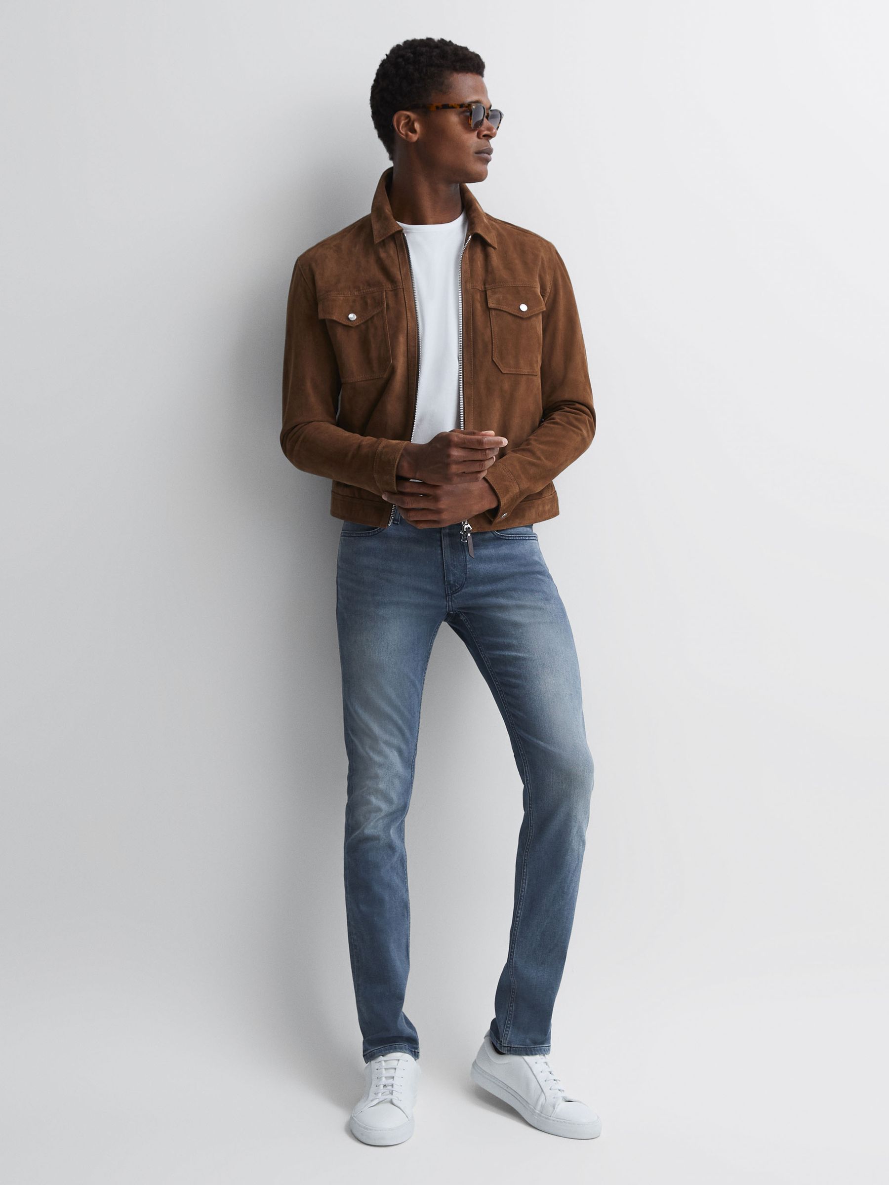 Paige High Stretch Jeans in Messemer - Image 3 of 4