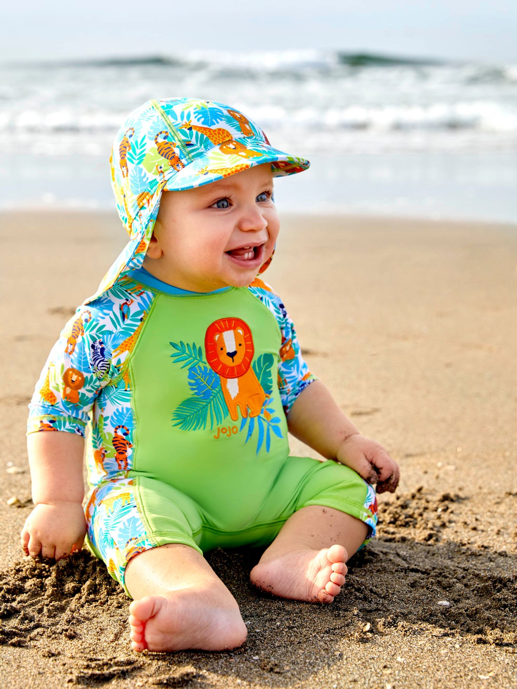 Green Jungle UPF 50 1-Piece Sun Protection Suit - Image 1 of 6