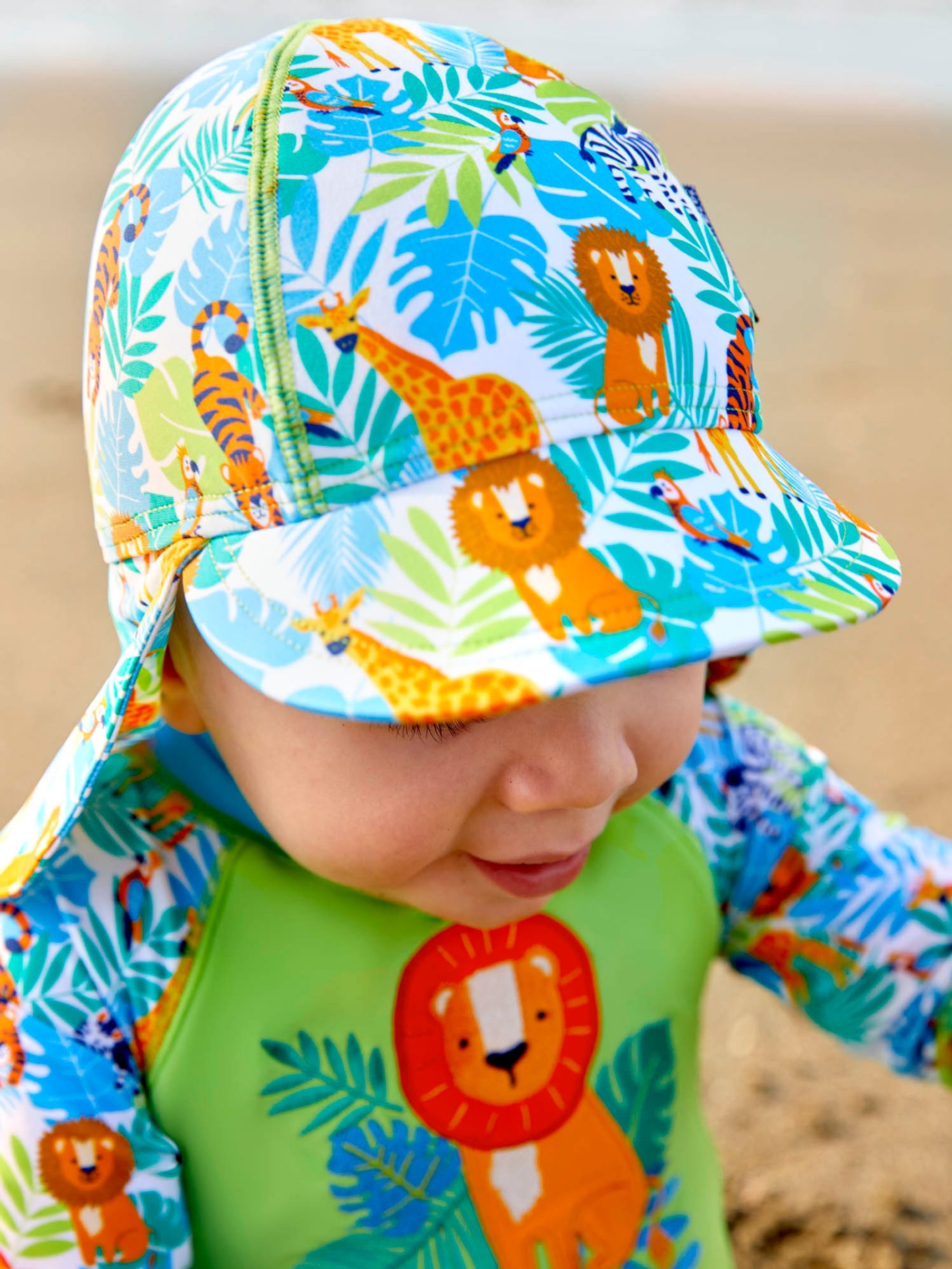 Green Jungle UPF 50 1-Piece Sun Protection Suit - Image 4 of 6