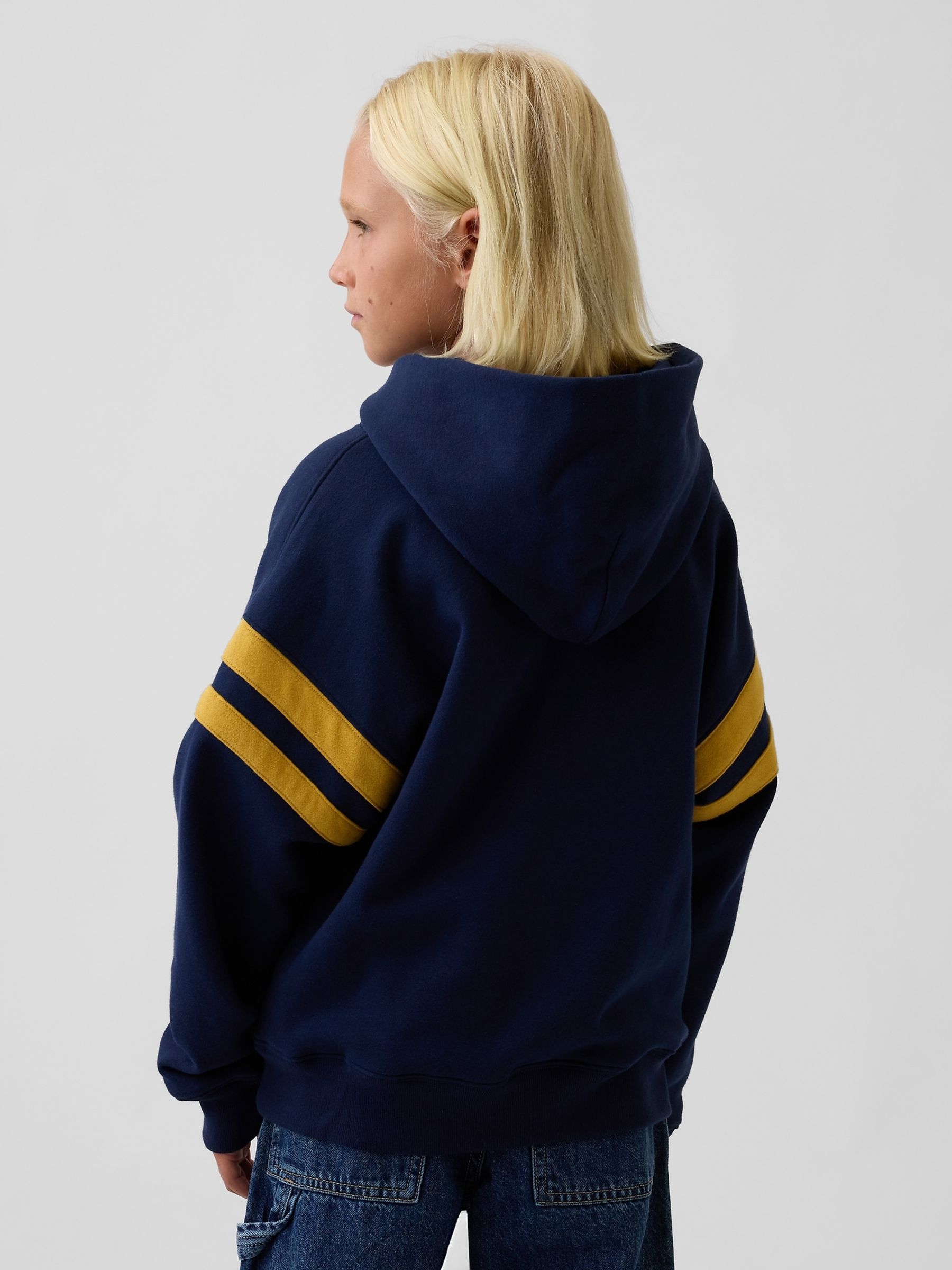 Navy Vintage Soft Relaxed Logo Hoodie - Image 2 of 3