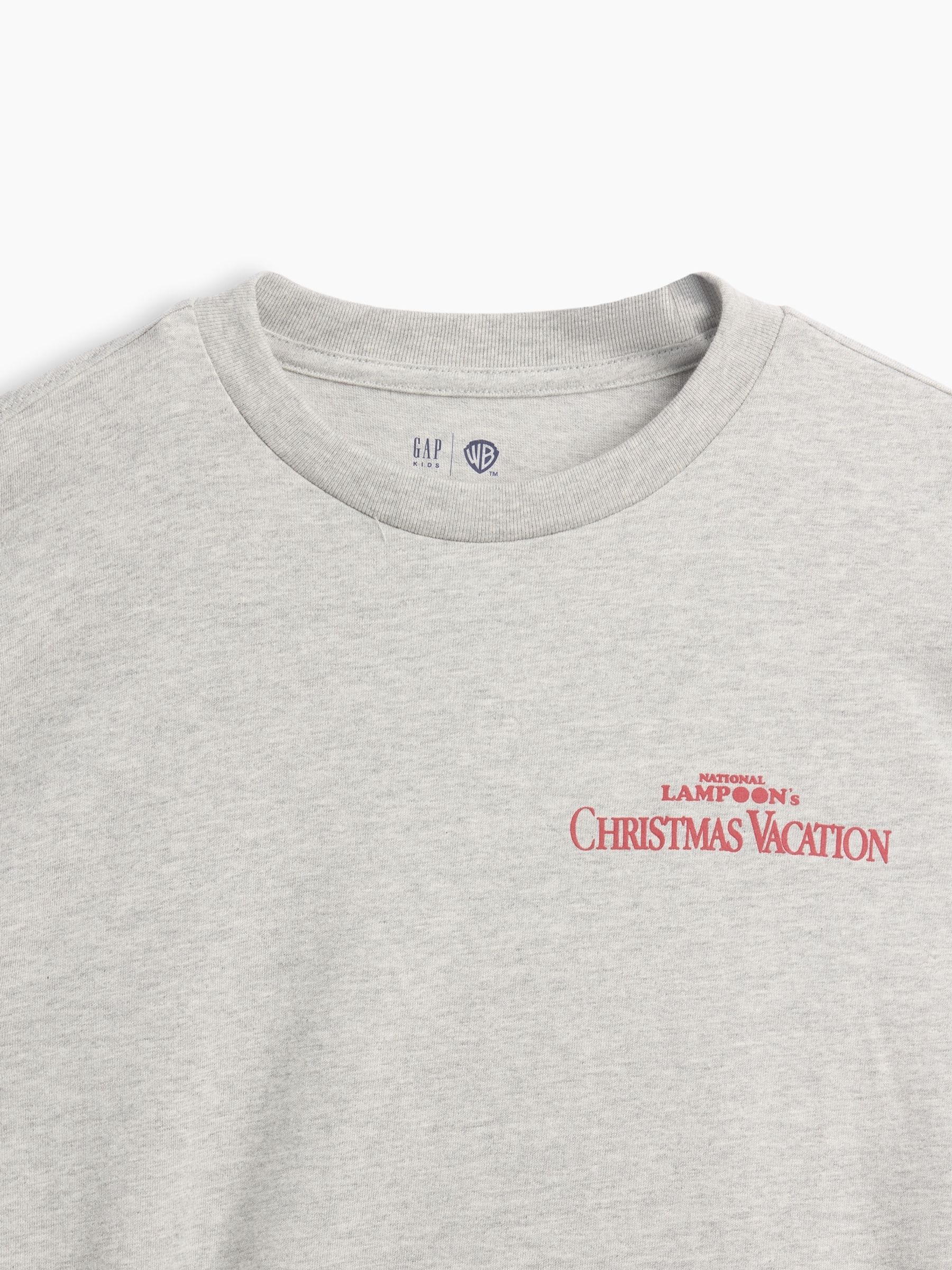 Grey National Lampoon's Christmas Graphic Relaxed Long Sleeve T-Shirt - Image 3 of 3