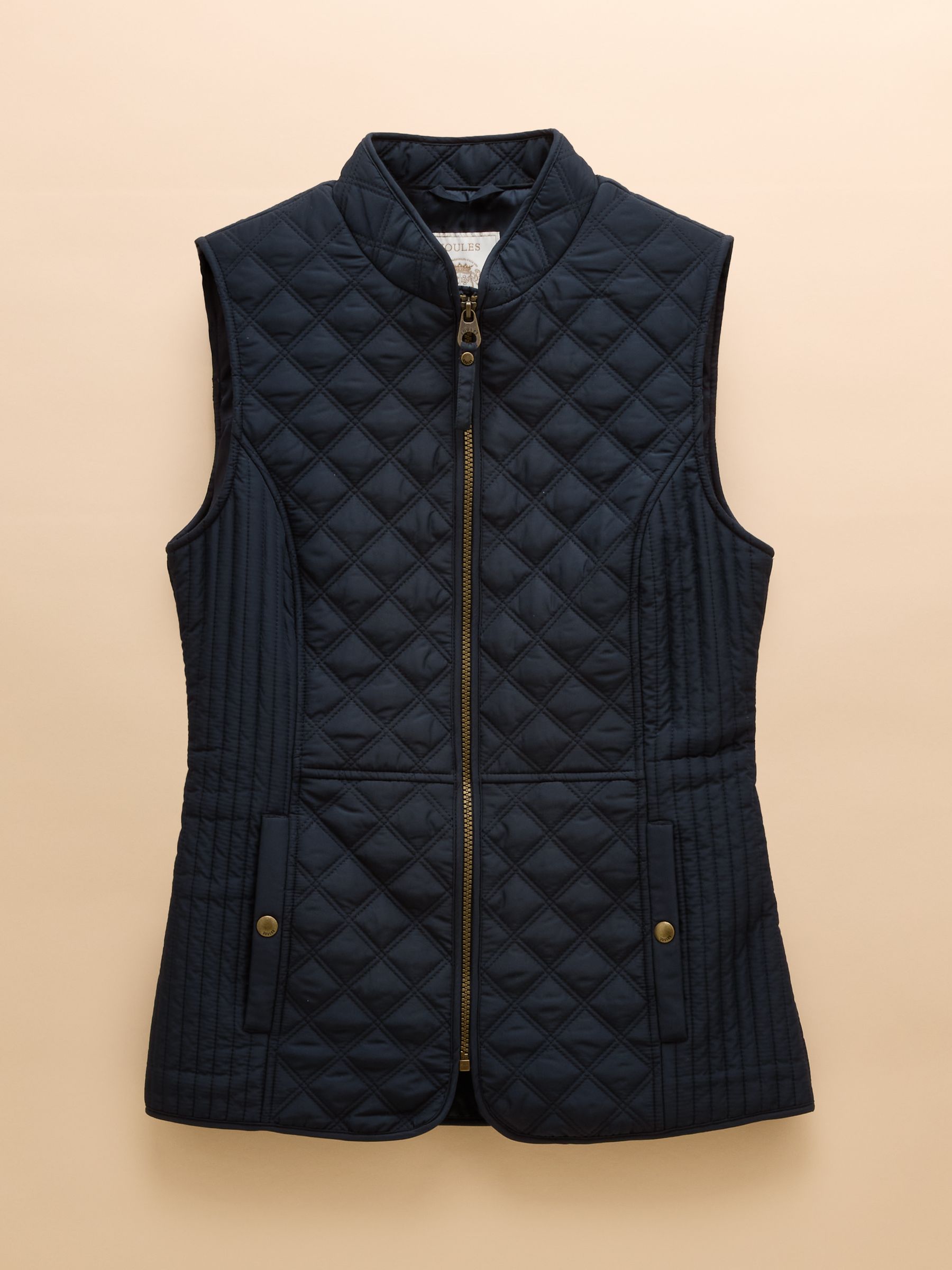 Minx Navy Blue Showerproof Diamond Quilted Gilet - Image 12 of 12 Minx Navy Blue Showerproof Diamond Quilted Gilet - Image 12 of 12