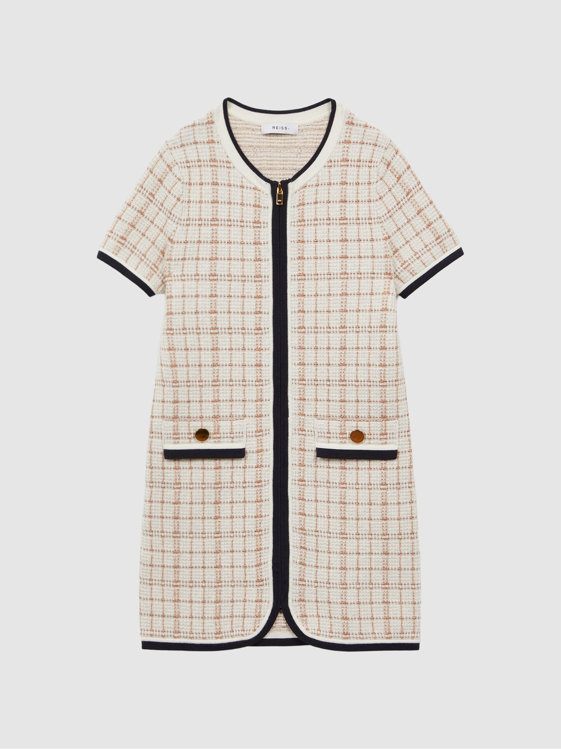 9-14 yrs Twill Short Sleeve Dress in Pink - Image 2 of 6