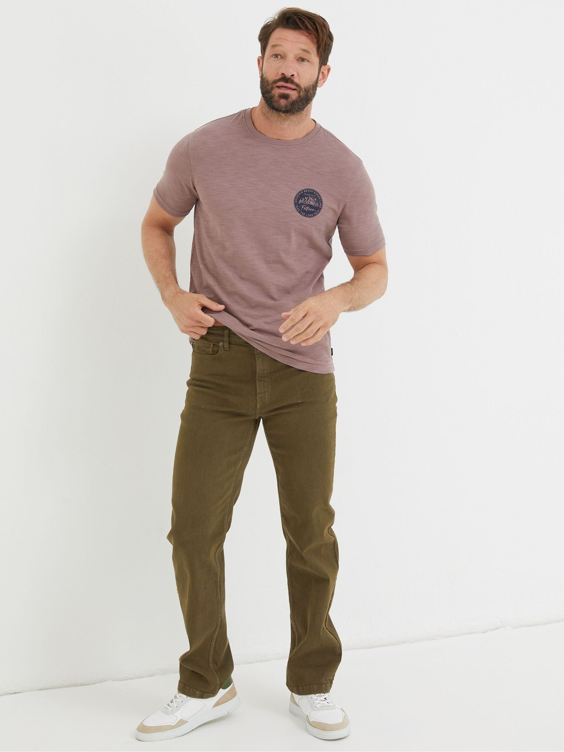 Purple Long Path Printed T-Shirt - Image 3 of 4