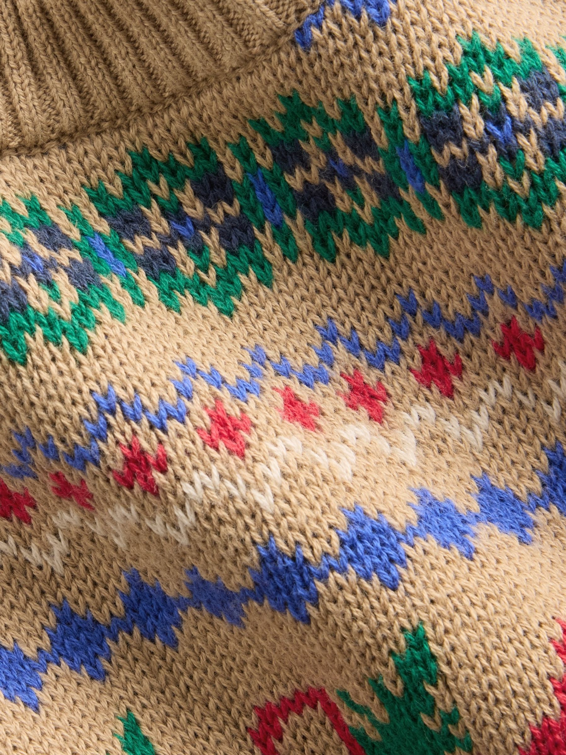 Brown Truck Fair Isle Jumper - Image 4 of 4
