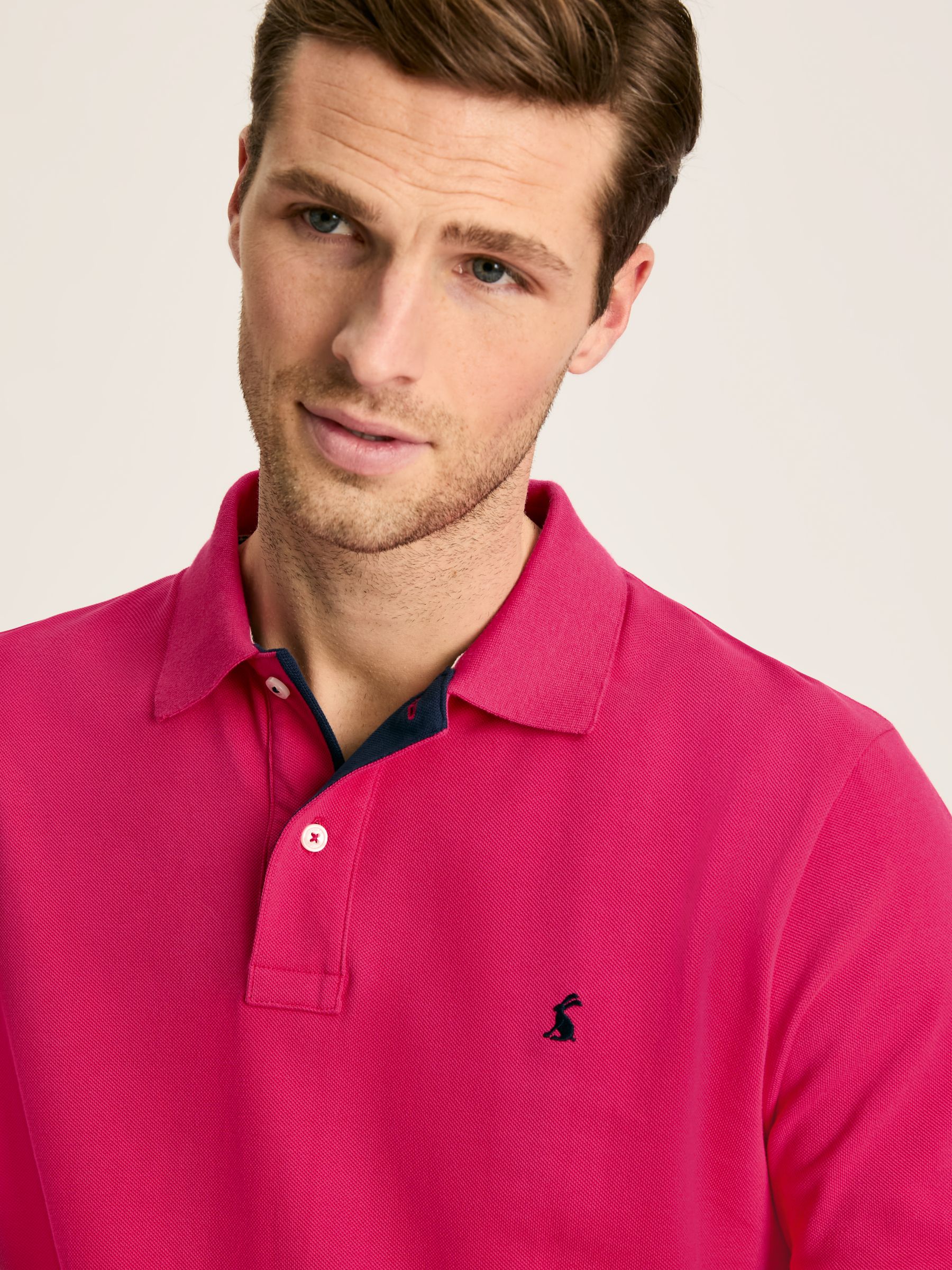 Woody Pink Regular Fit Cotton Pique Polo Shirt - Image 4 of 7