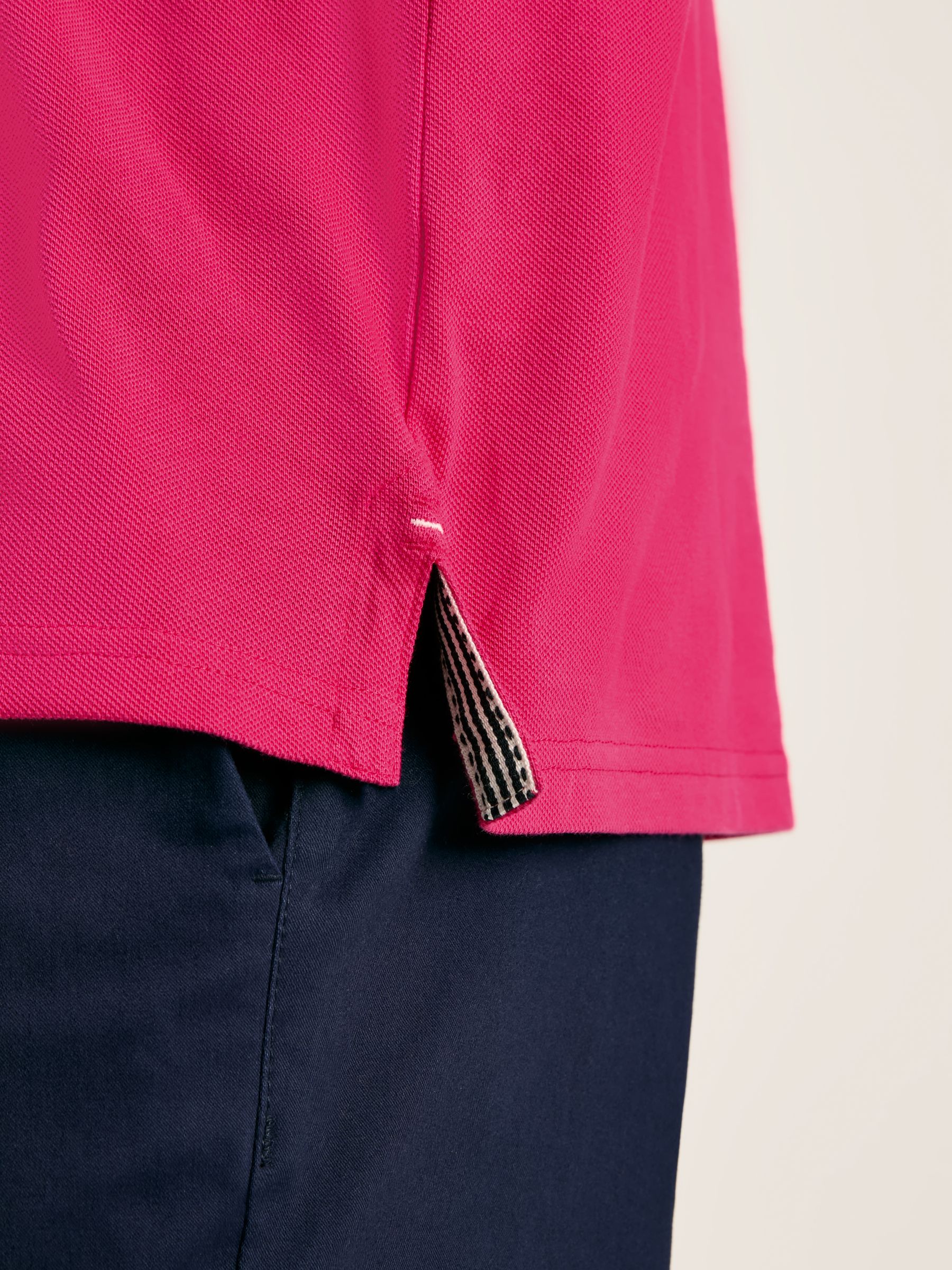 Woody Pink Regular Fit Cotton Pique Polo Shirt - Image 6 of 7