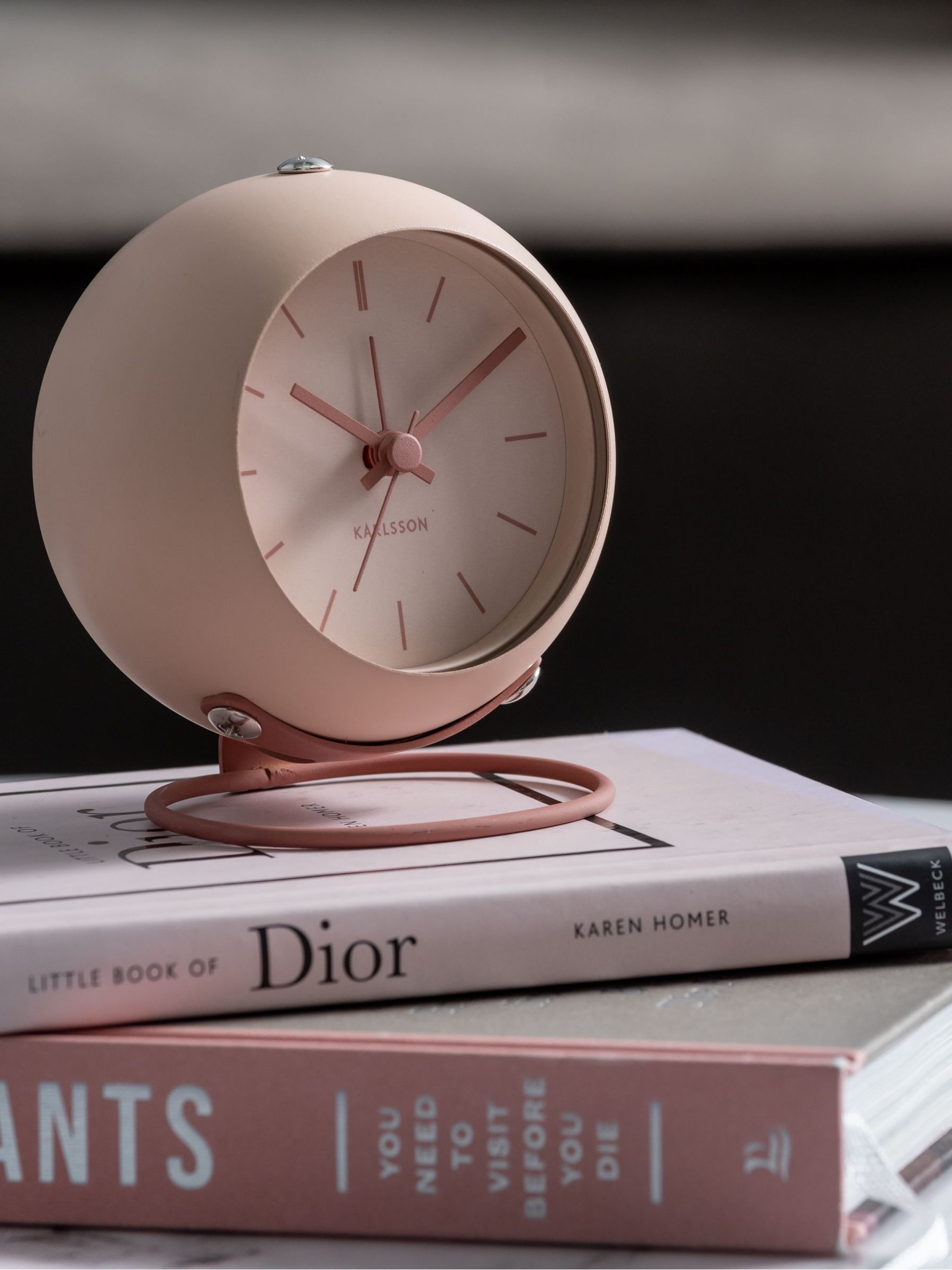 Karlsson Brown Nirvana Globe Alarm Clock | Made