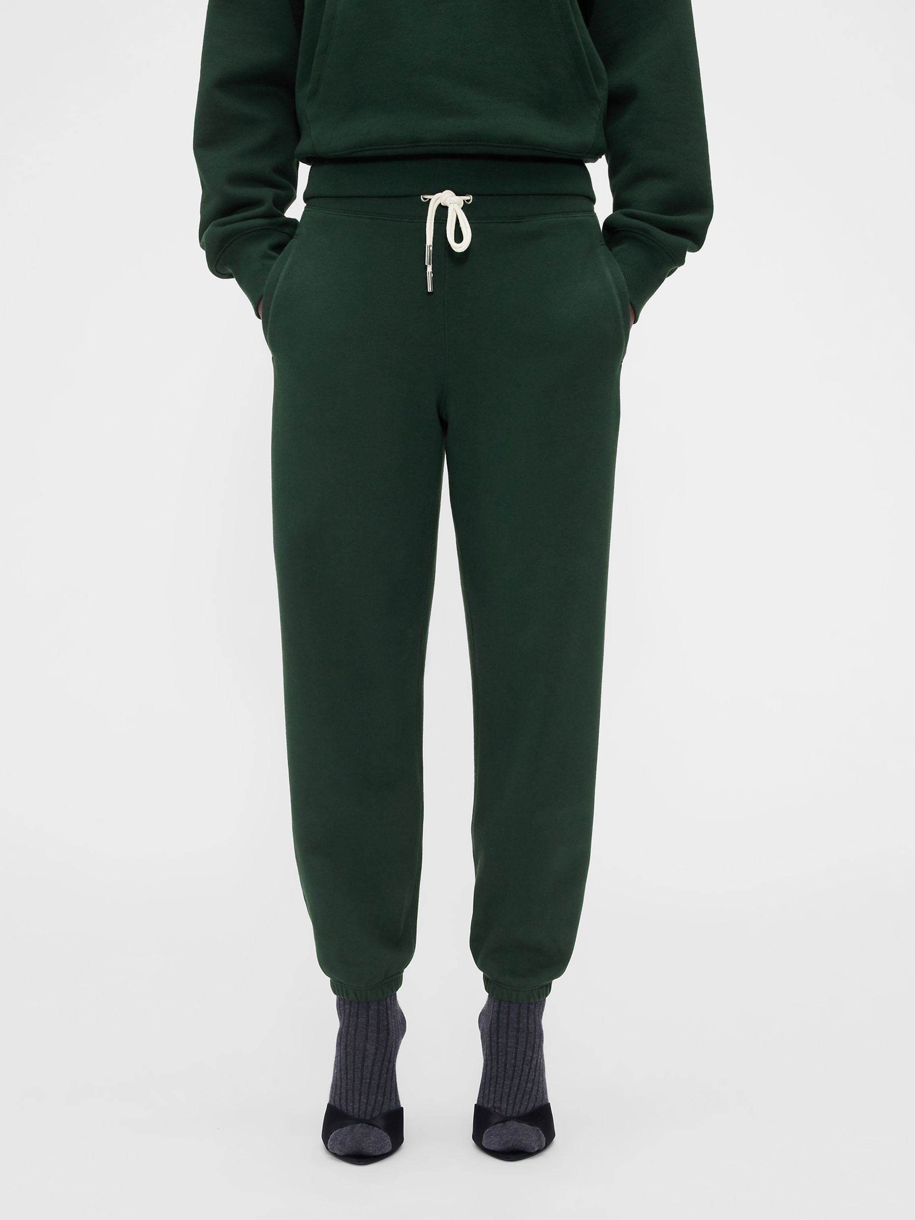 Gap x Victoria Beckham Green Heavyweight French Terry Joggers - Image 2 of 7 Gap x Victoria Beckham Green Heavyweight French Terry Joggers - Image 2 of 7