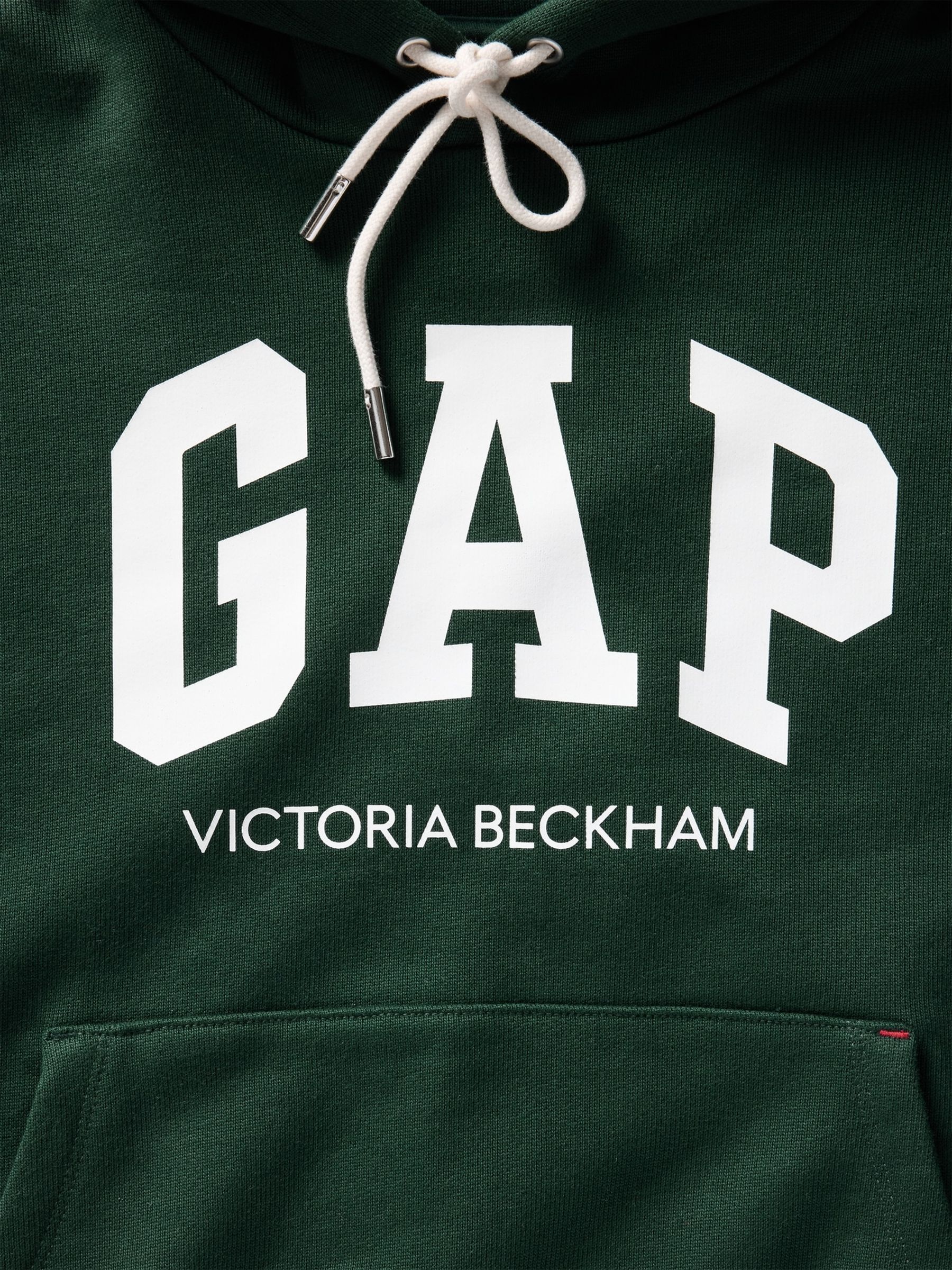 Gap x Victoria Beckham Green Heavyweight French Terry Hoodie - Image 5 of 8
