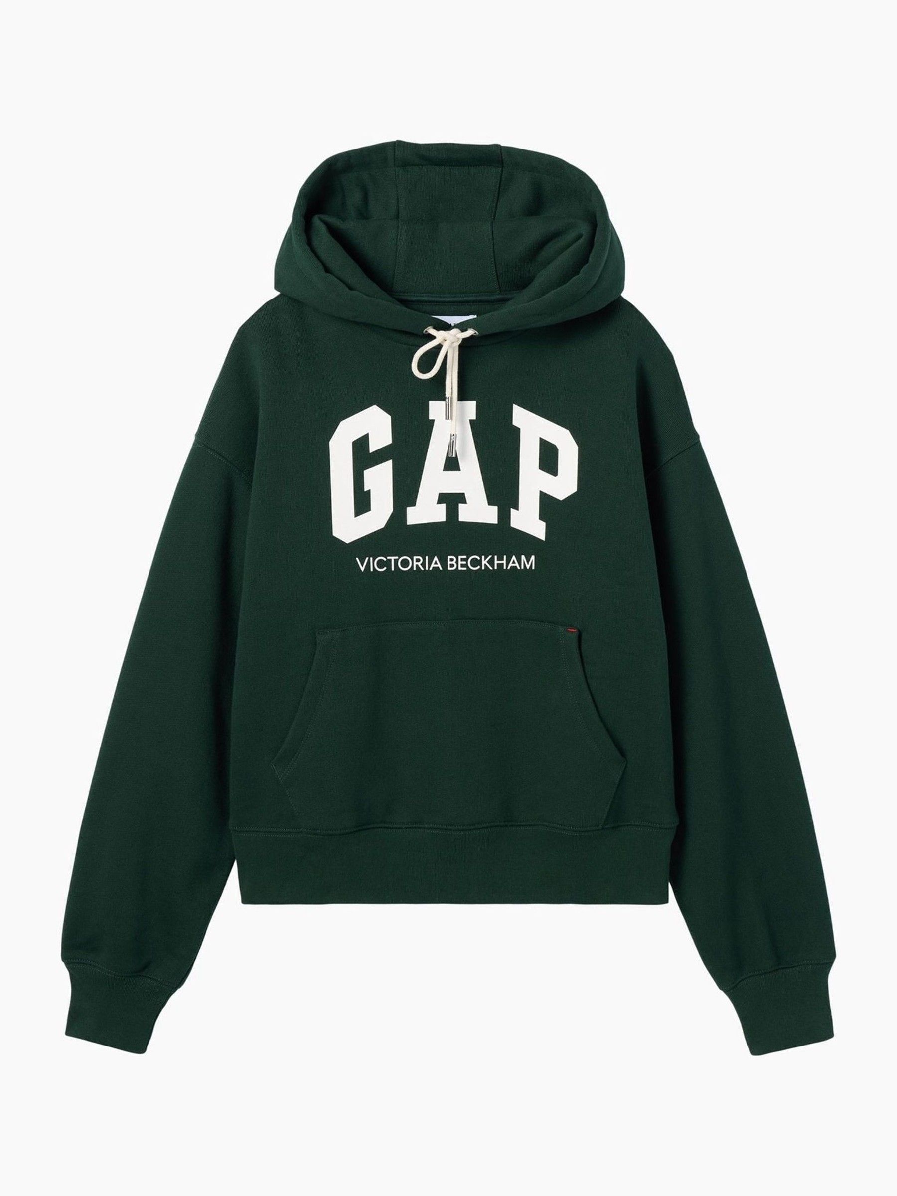 Gap x Victoria Beckham Green Heavyweight French Terry Hoodie - Image 7 of 8