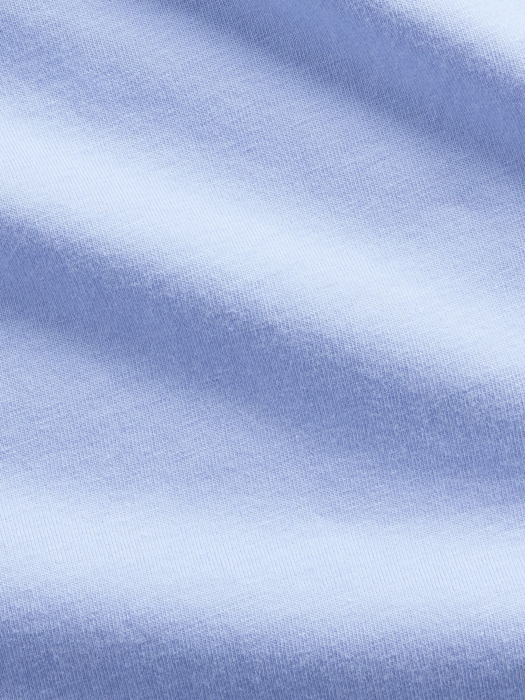 Light Blue Close Knit Jersey Long Sleeve T-Shirt - Image 4 of 4
