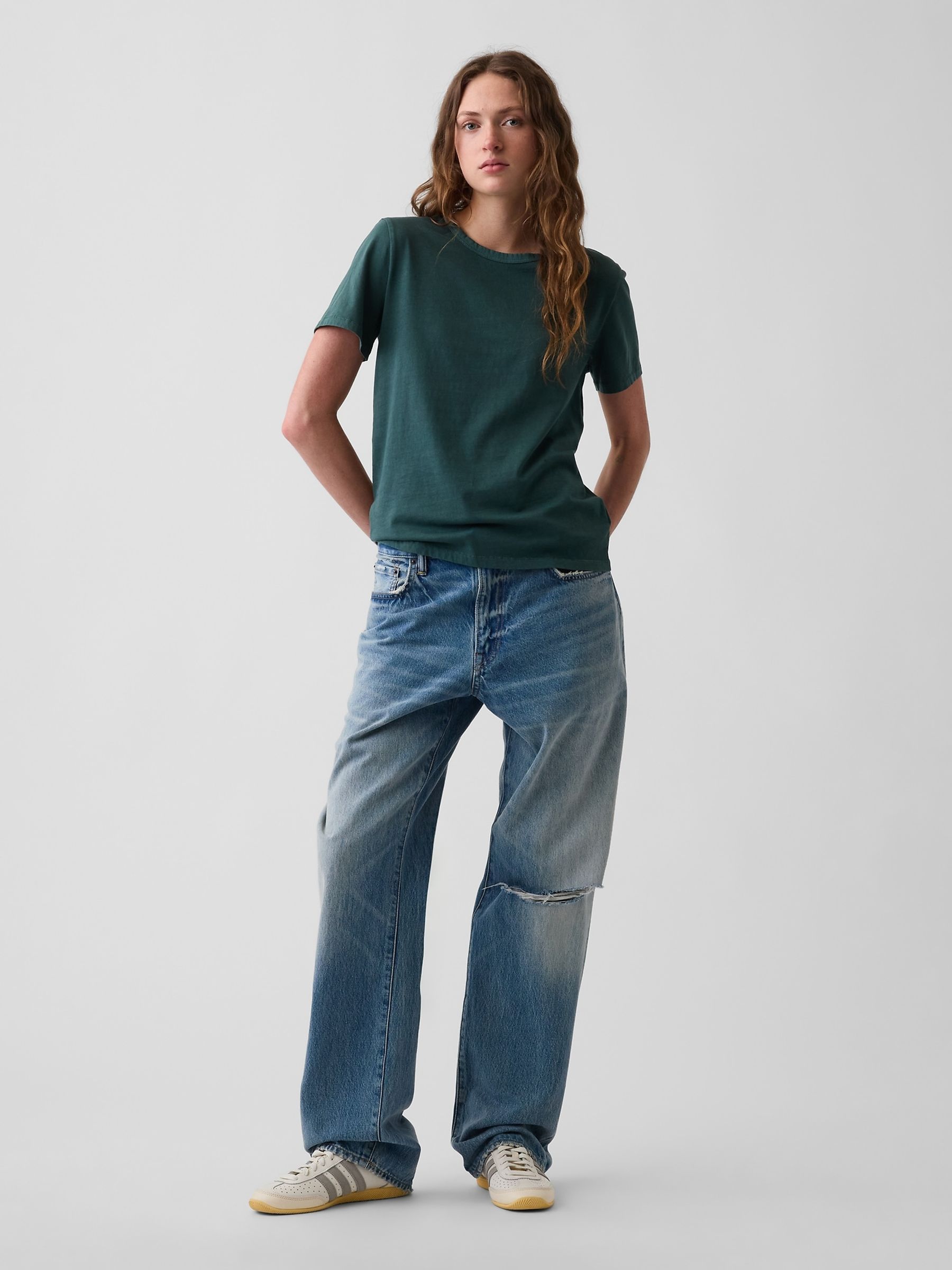 Dark Green Vintage Soft Short Sleeve T-Shirt - Image 3 of 4