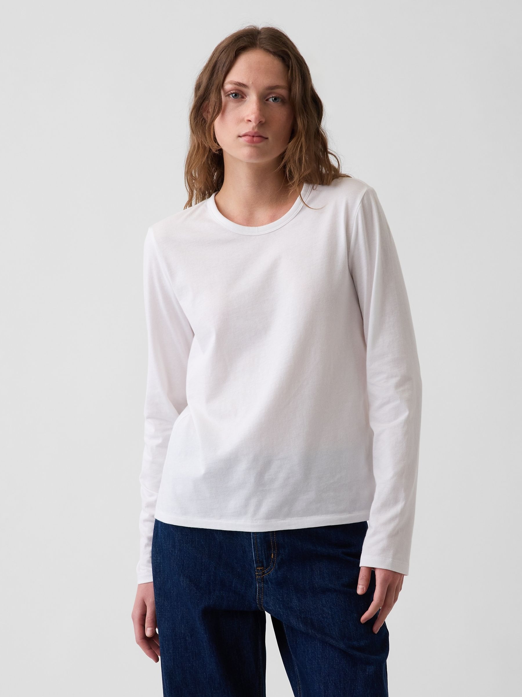 White Vintage Soft Long Sleeve T-Shirt - Image 1 of 4