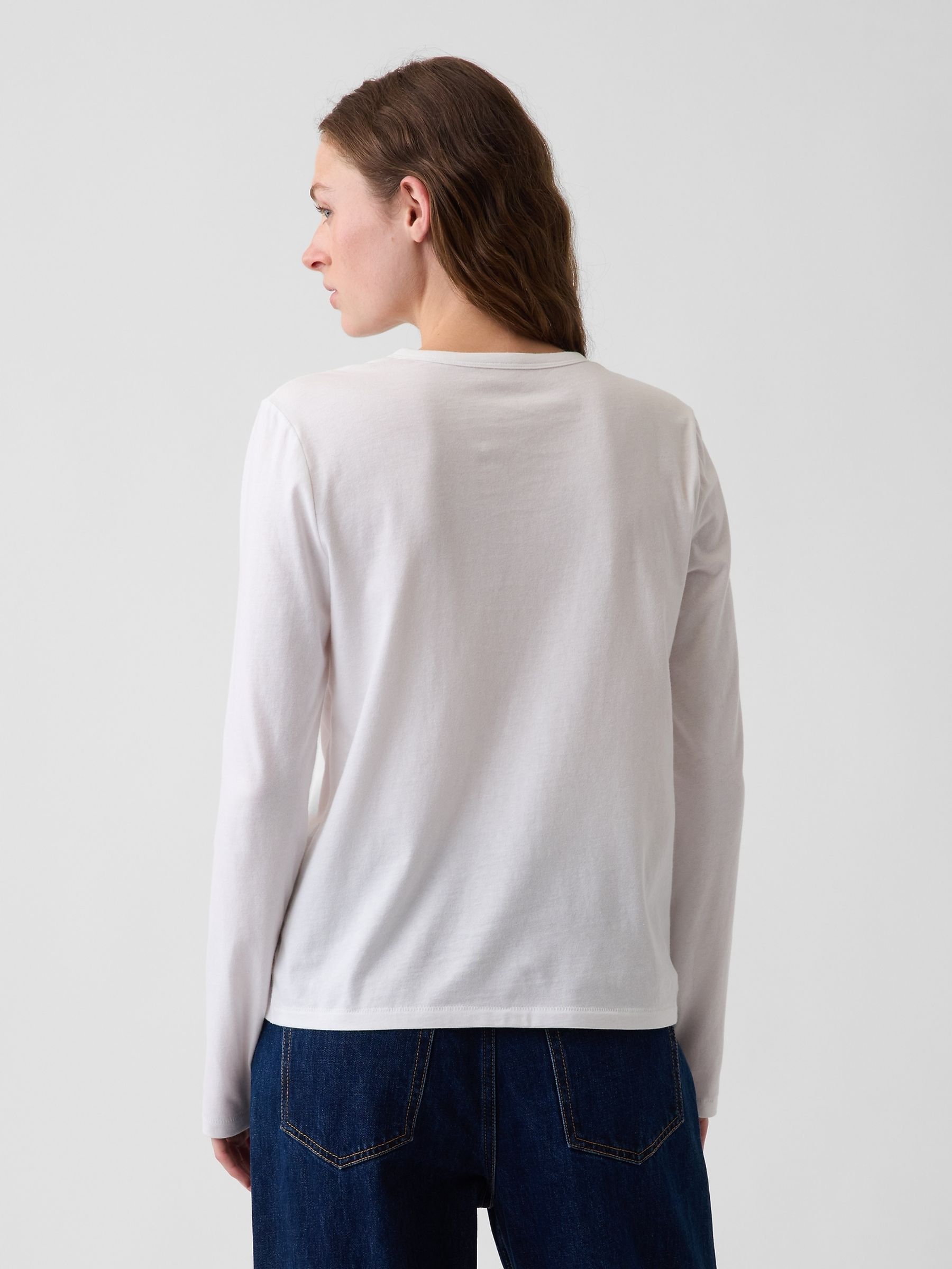 White Vintage Soft Long Sleeve T-Shirt - Image 2 of 4