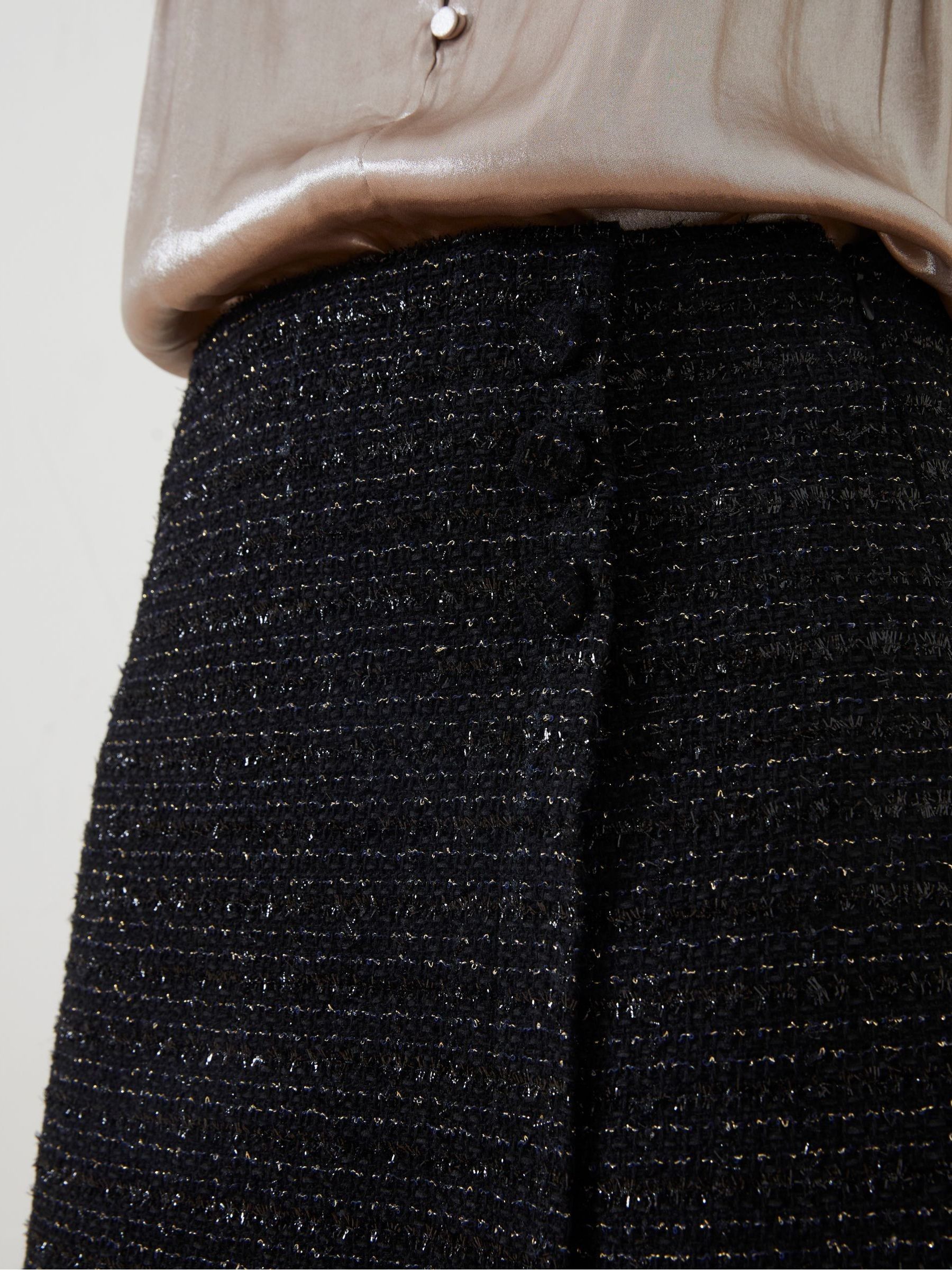 Black Lily Metallic Skirt - Image 5 of 6